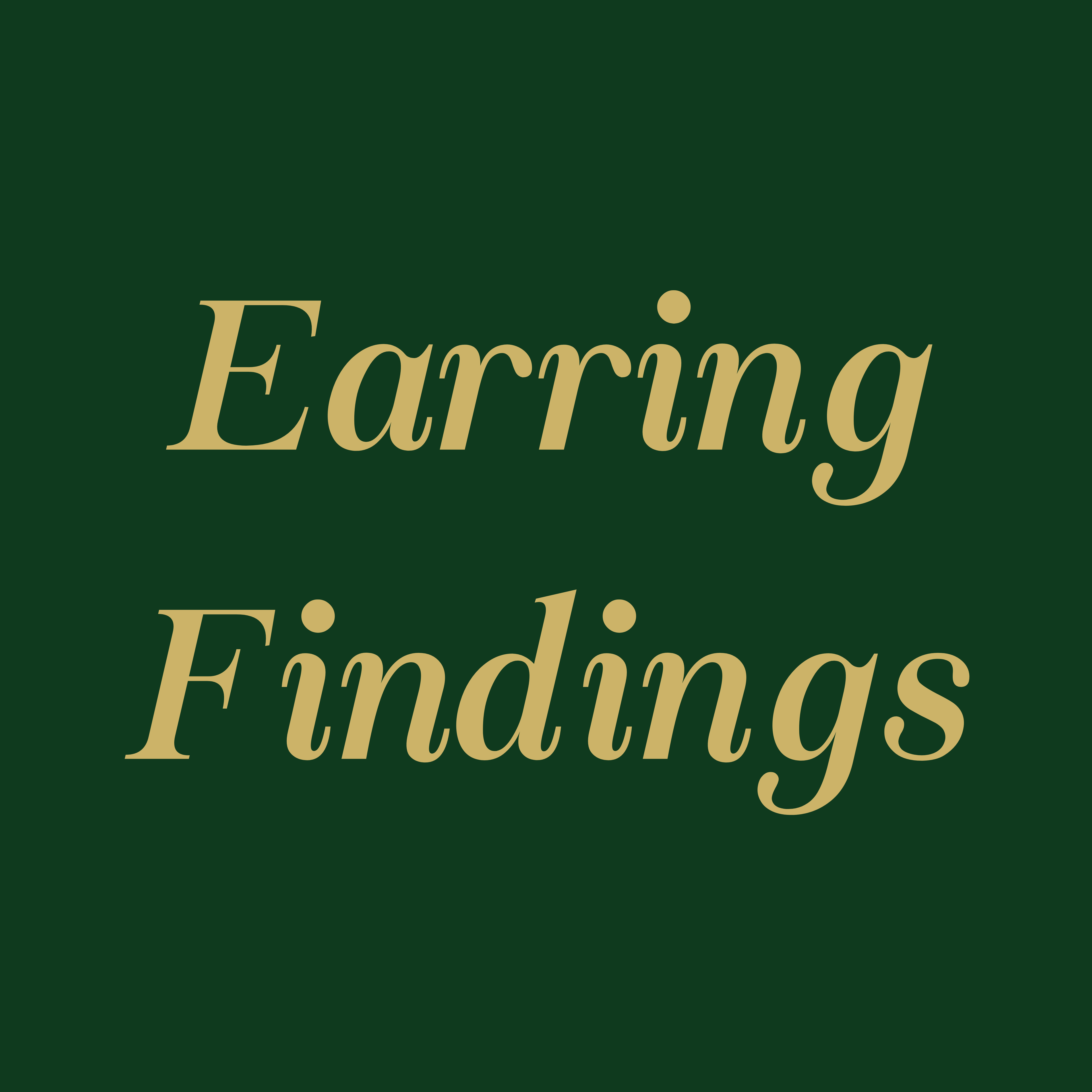 Earring Findings