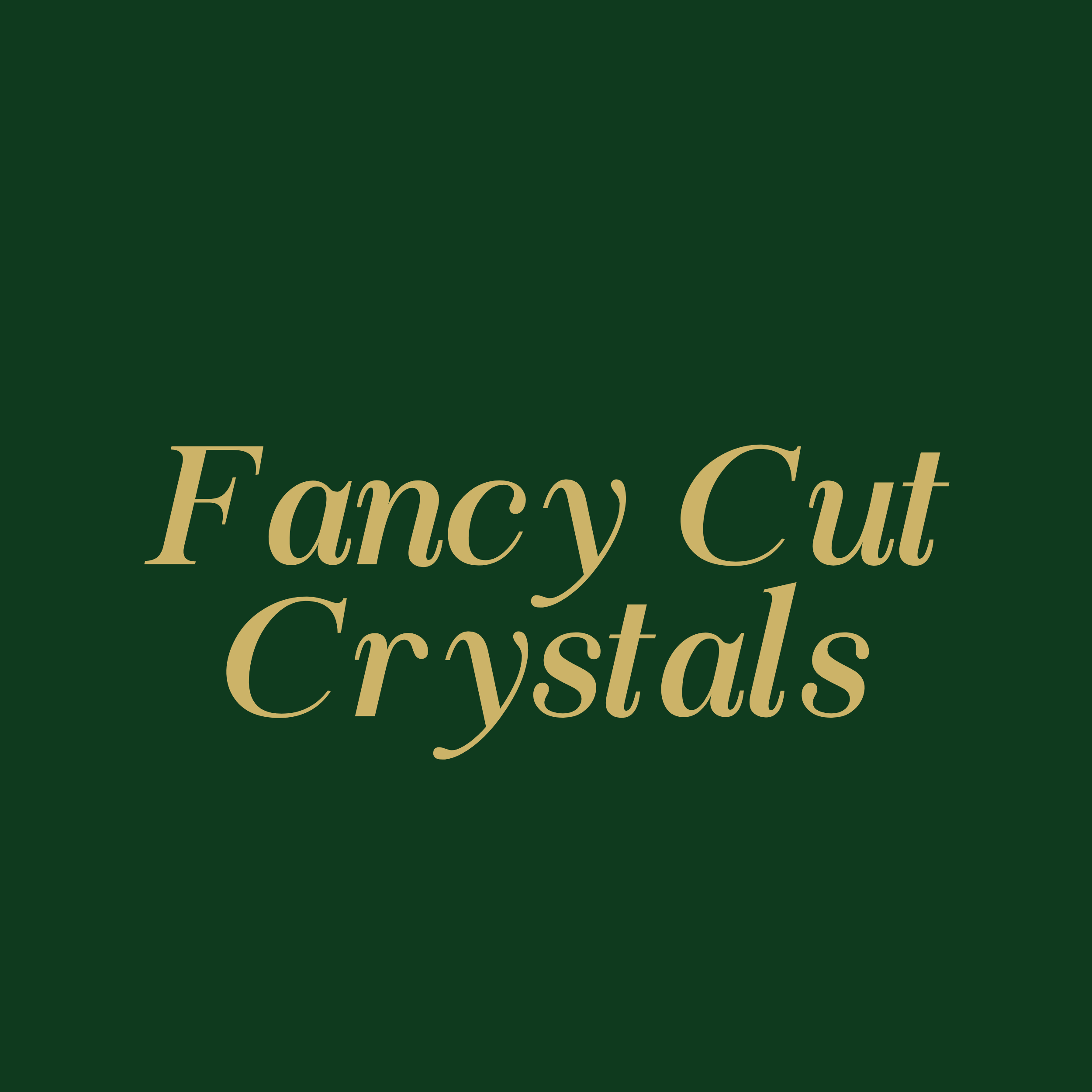 Fancy Cut Crystals