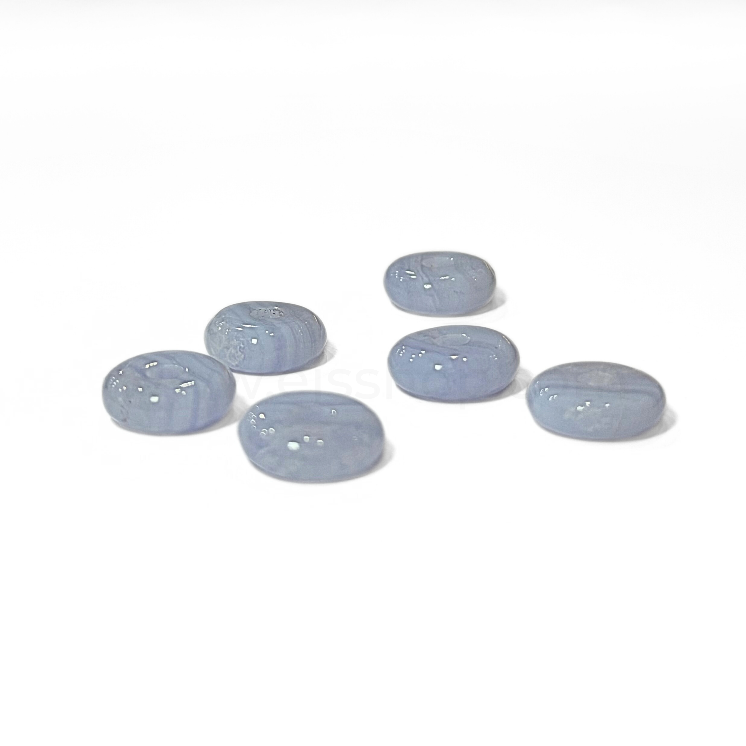 Disc Blue Lace Agate 12mm