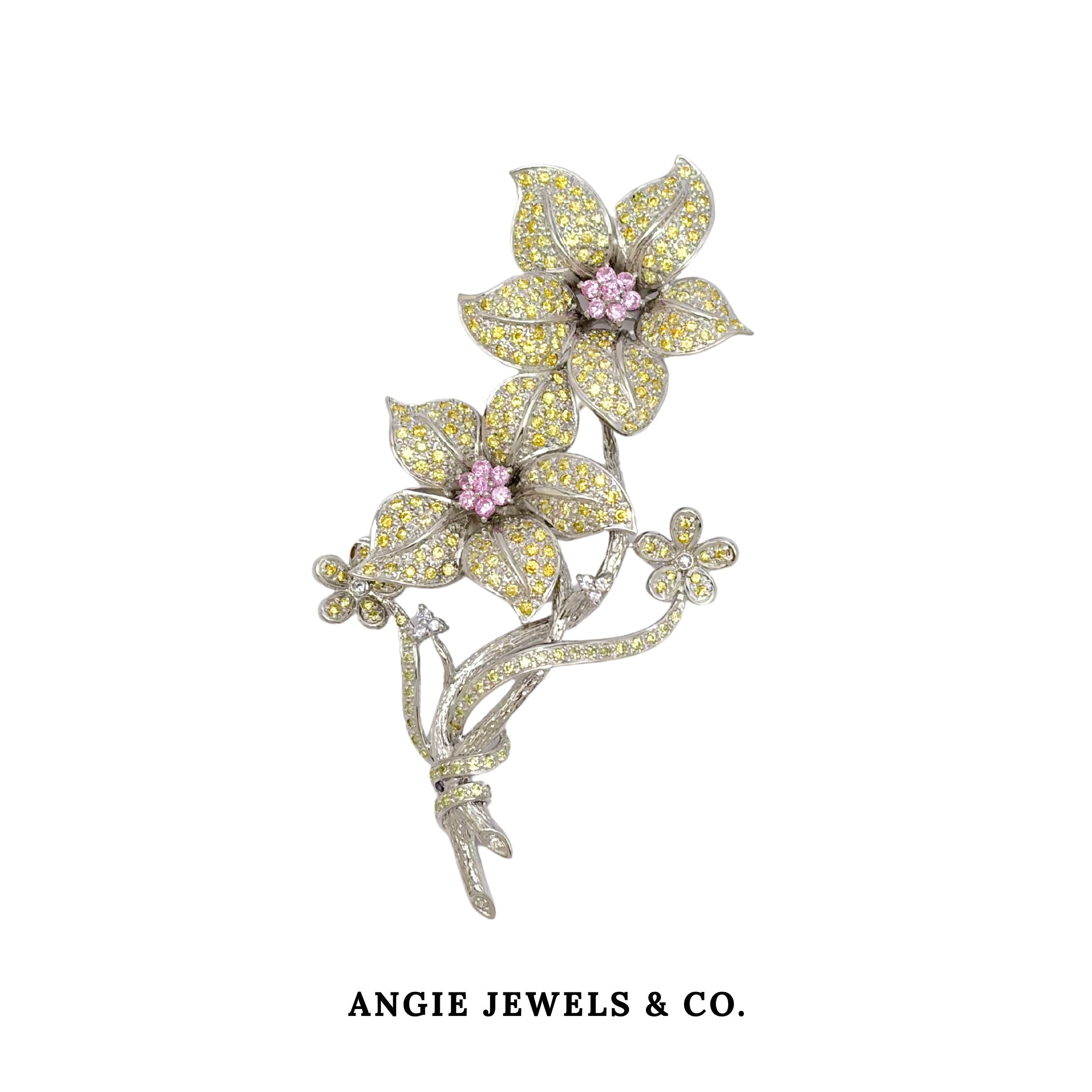 Blossom Orchid Brooch