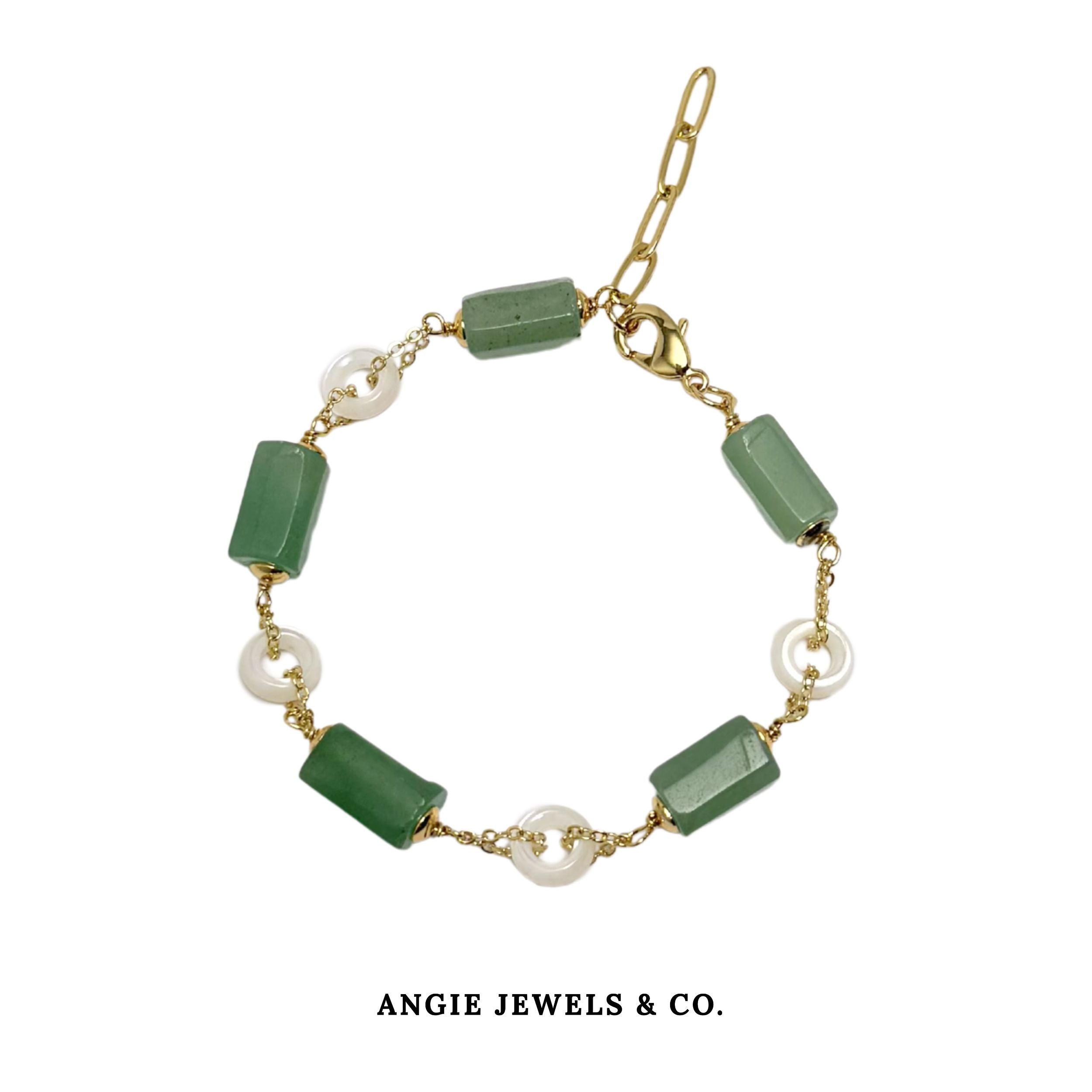 Wood & Metal Five Elements Bracelet