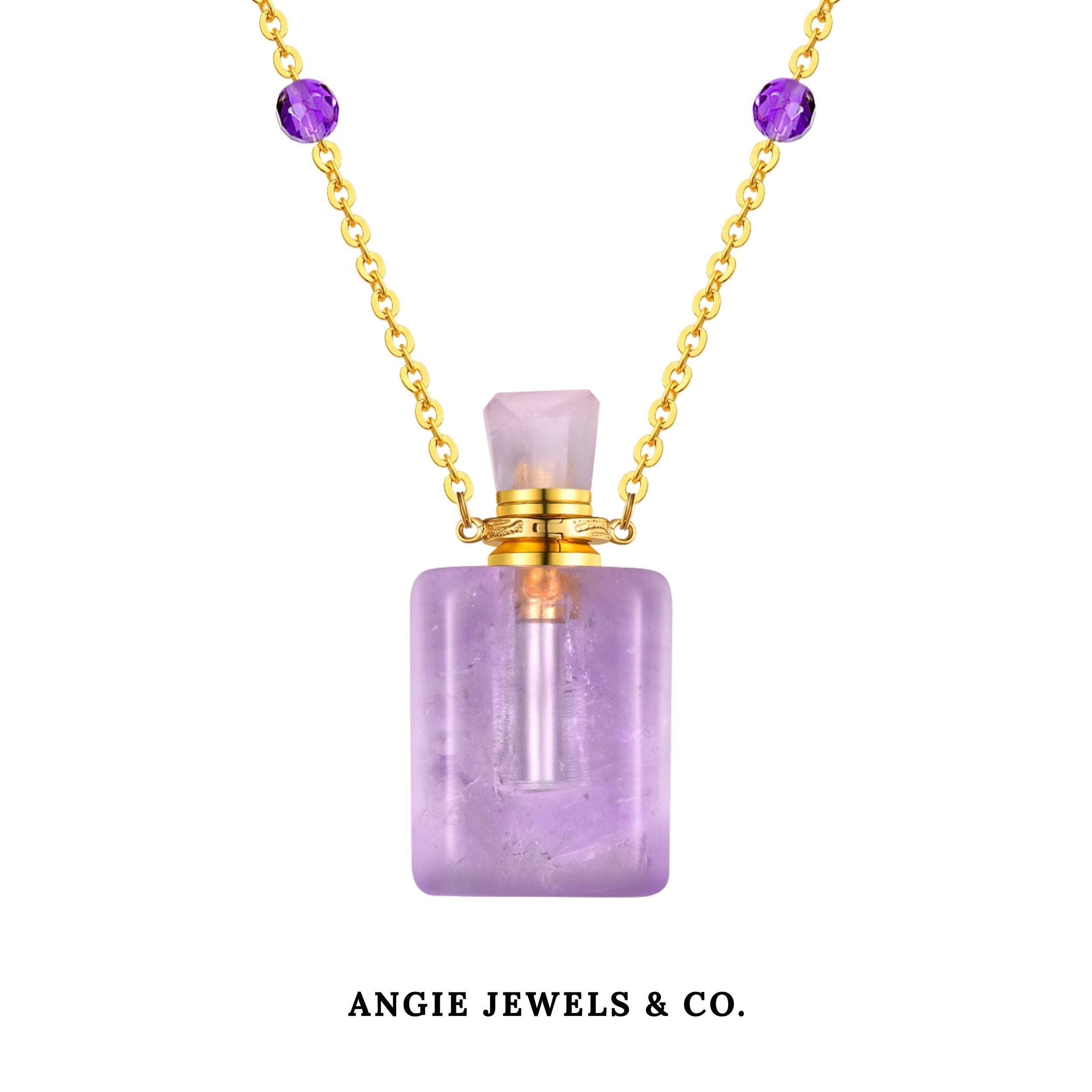 Purple Pendant Necklace