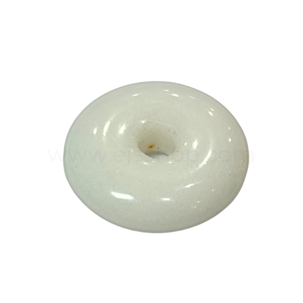 Disc White Jade 25mm