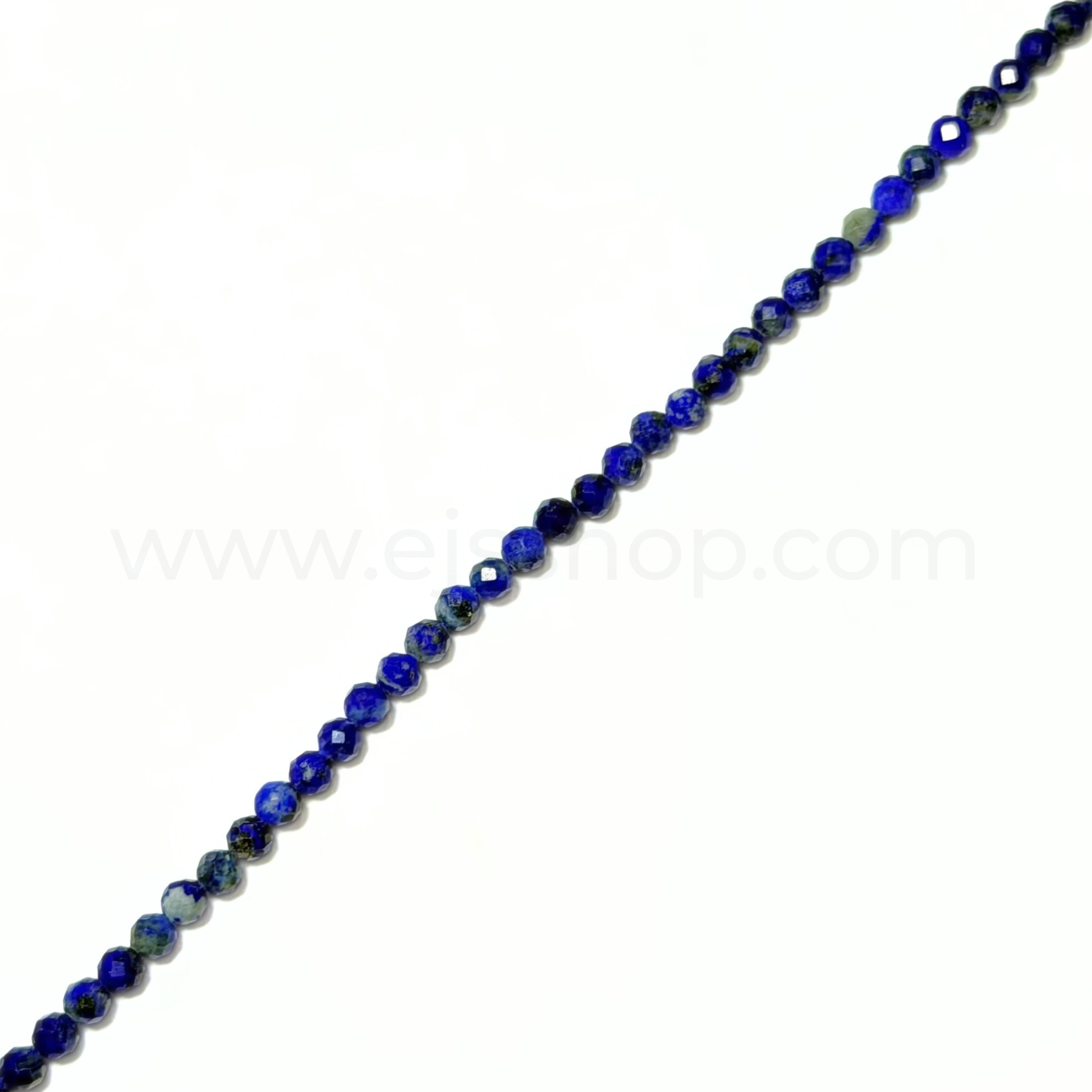 Round Faceted Lapis 2mm