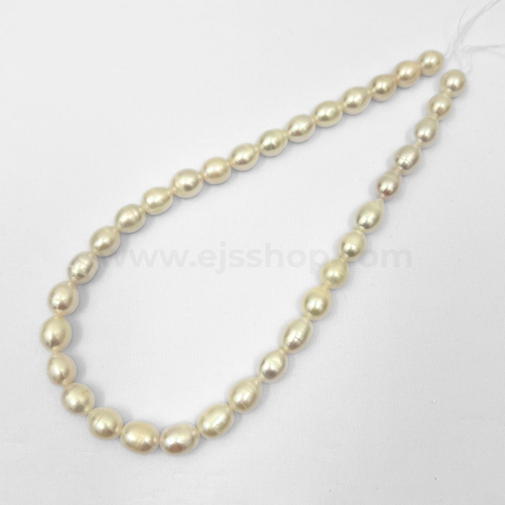 Rice White 10mm - 11mm Grade A Freshwater Pearl