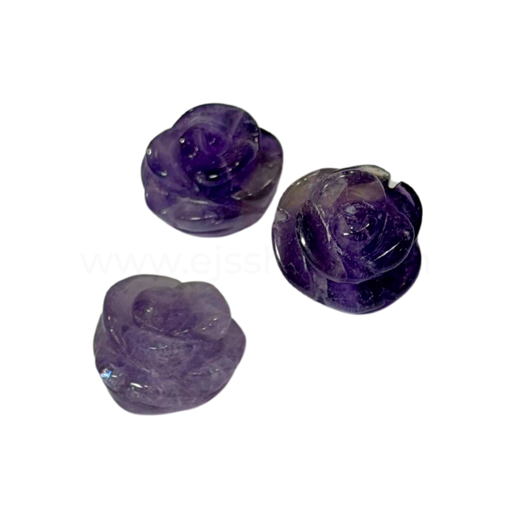 3D Rose Amethyst