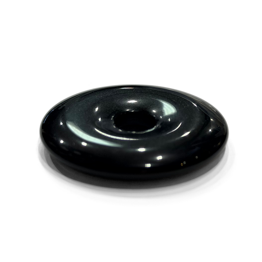 Disc Black Agate 40mm