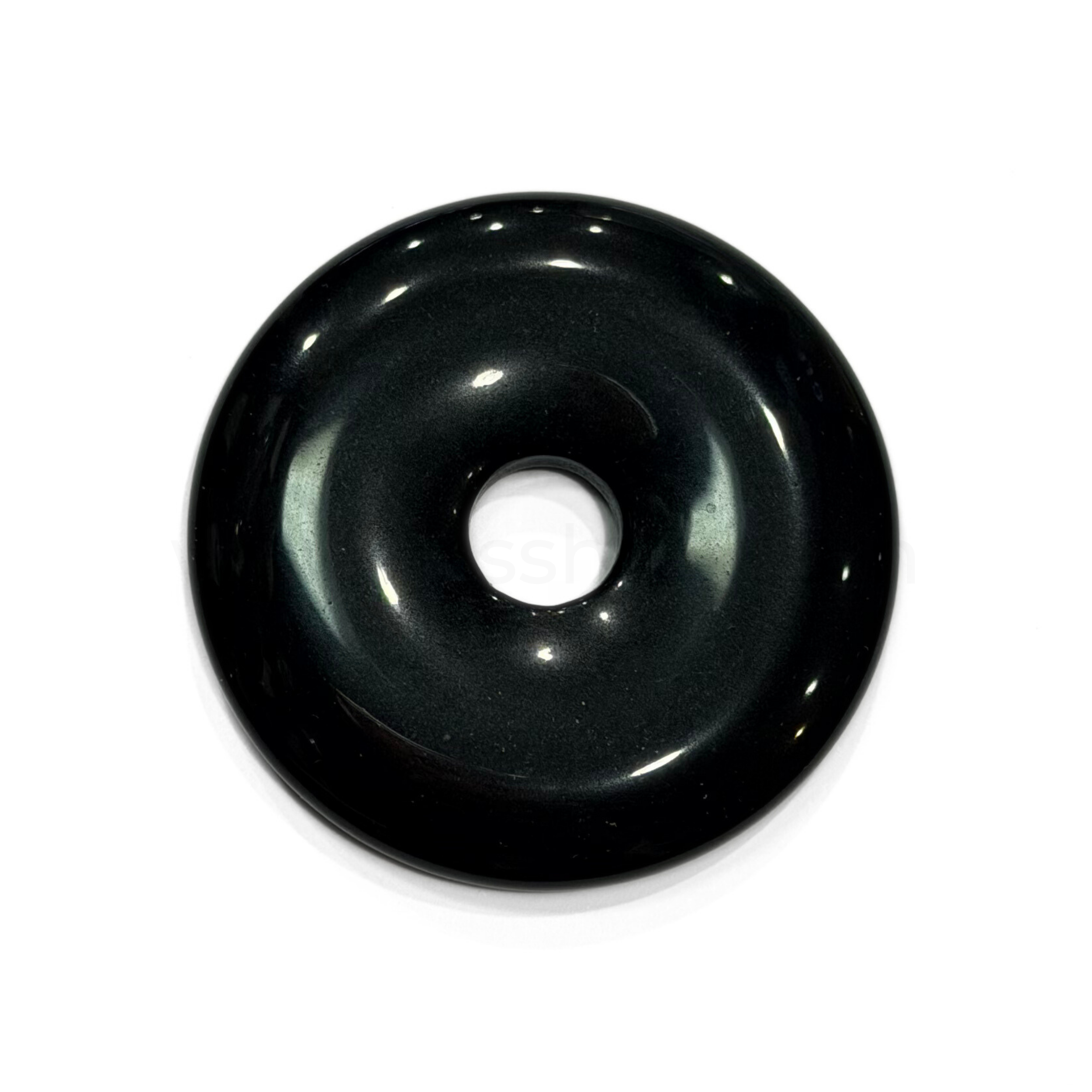 Disc Black Agate 40mm