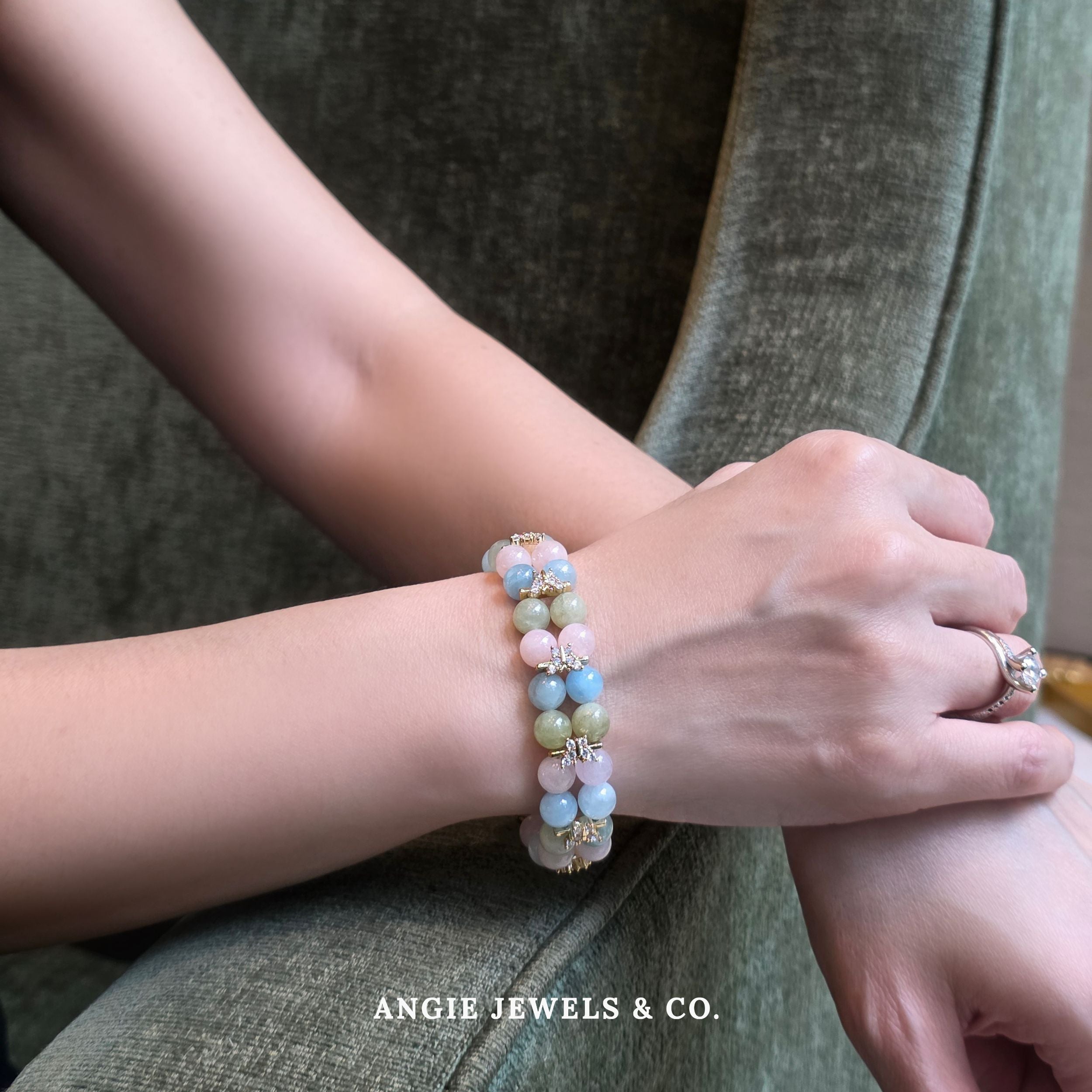 Amazonite Crossly Bracelet