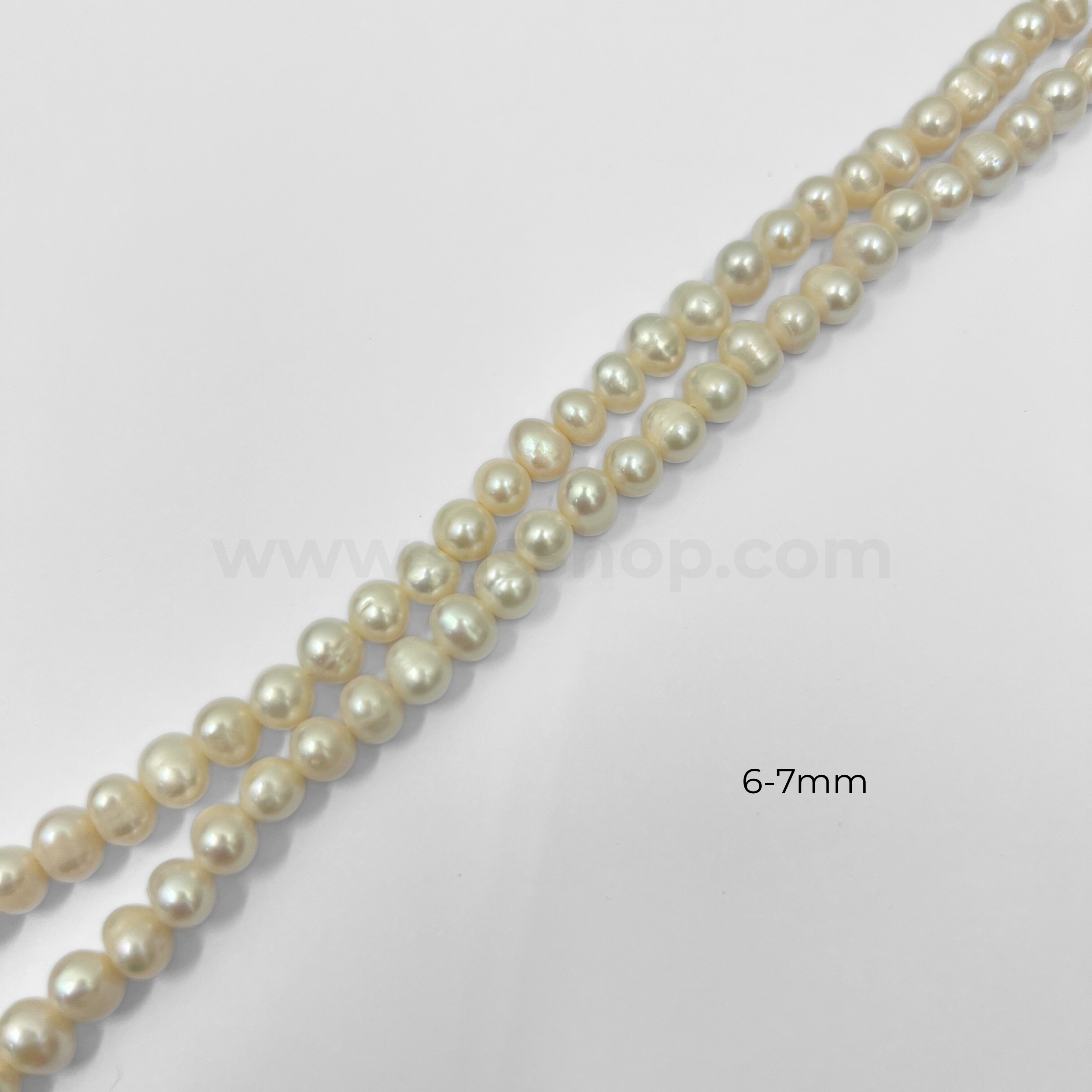 White Round Freshwater Pearl