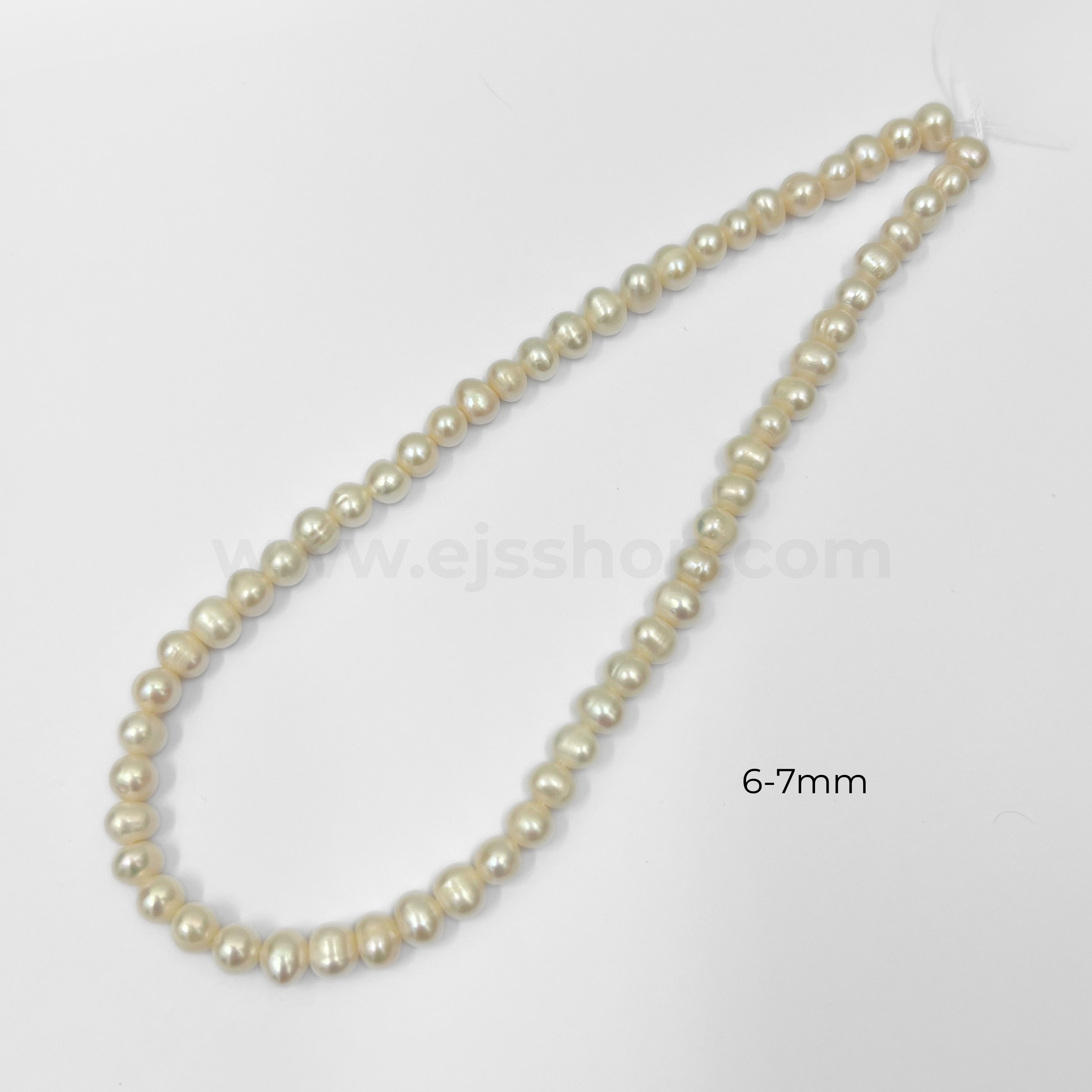 White Round Freshwater Pearl