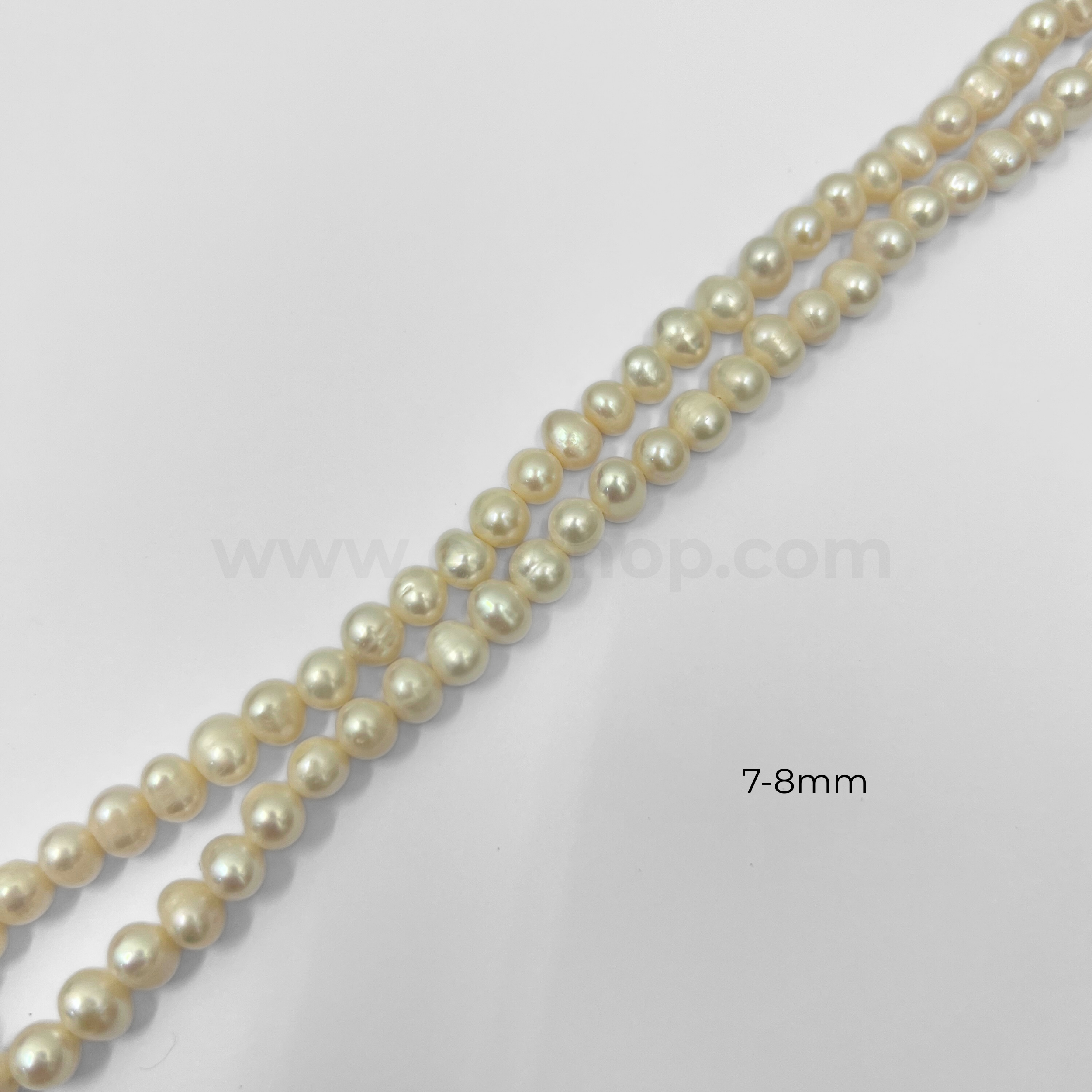 White Round Freshwater Pearl