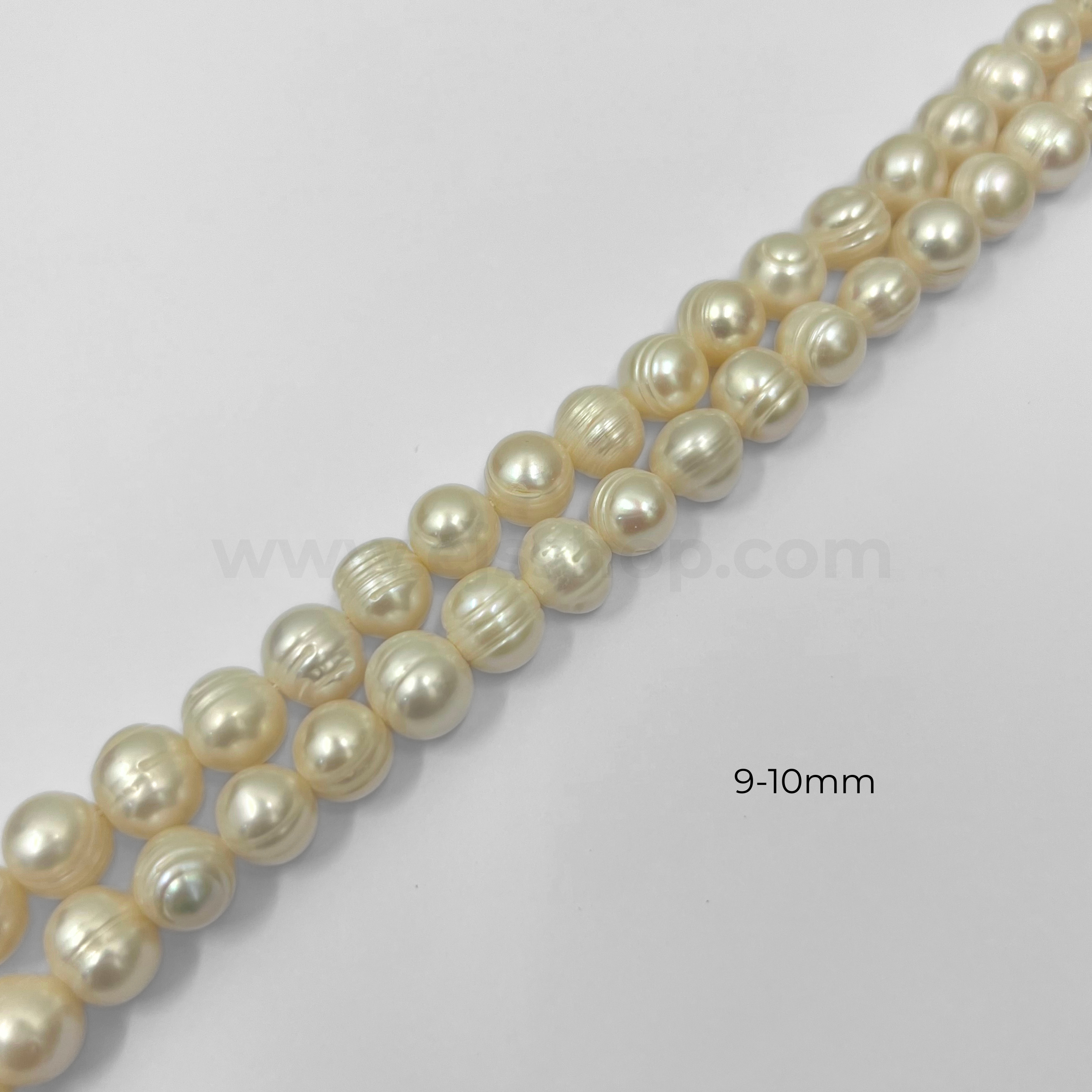 White Round Freshwater Pearl