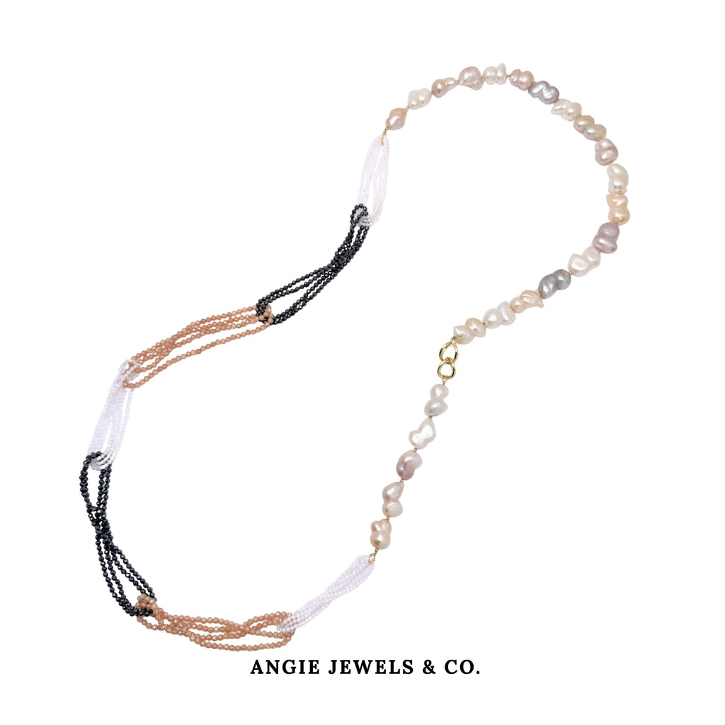 Leviette Baroque Freshwater Pearl Long Necklace