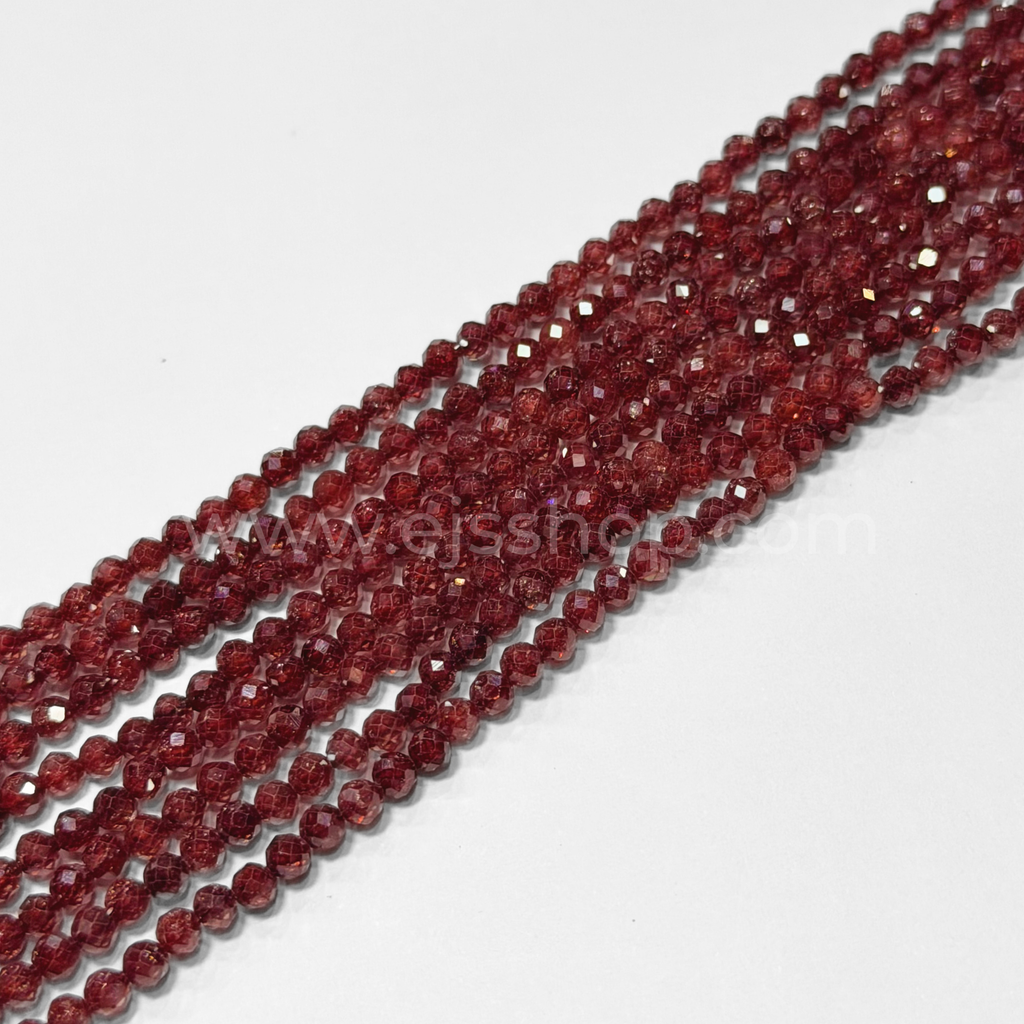 Zircon Ruby Red 3mm