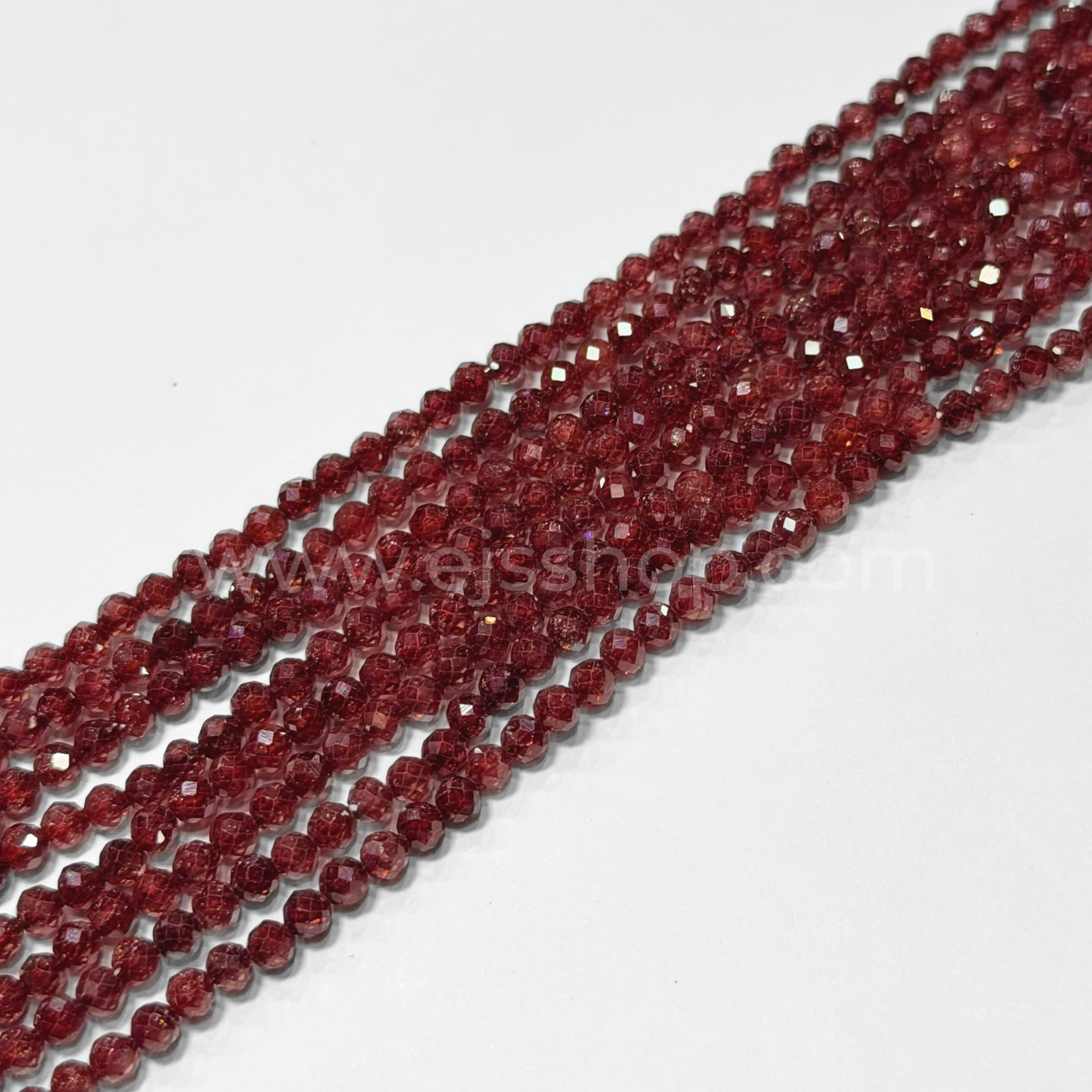 Zircon Ruby Red 3mm
