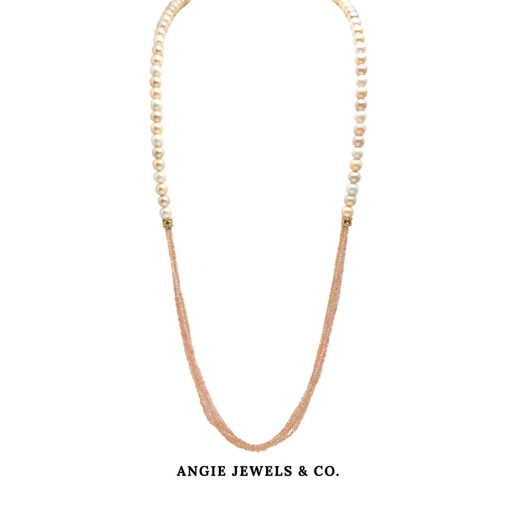 Petite Peazel Pastel Shell Pearl Necklace