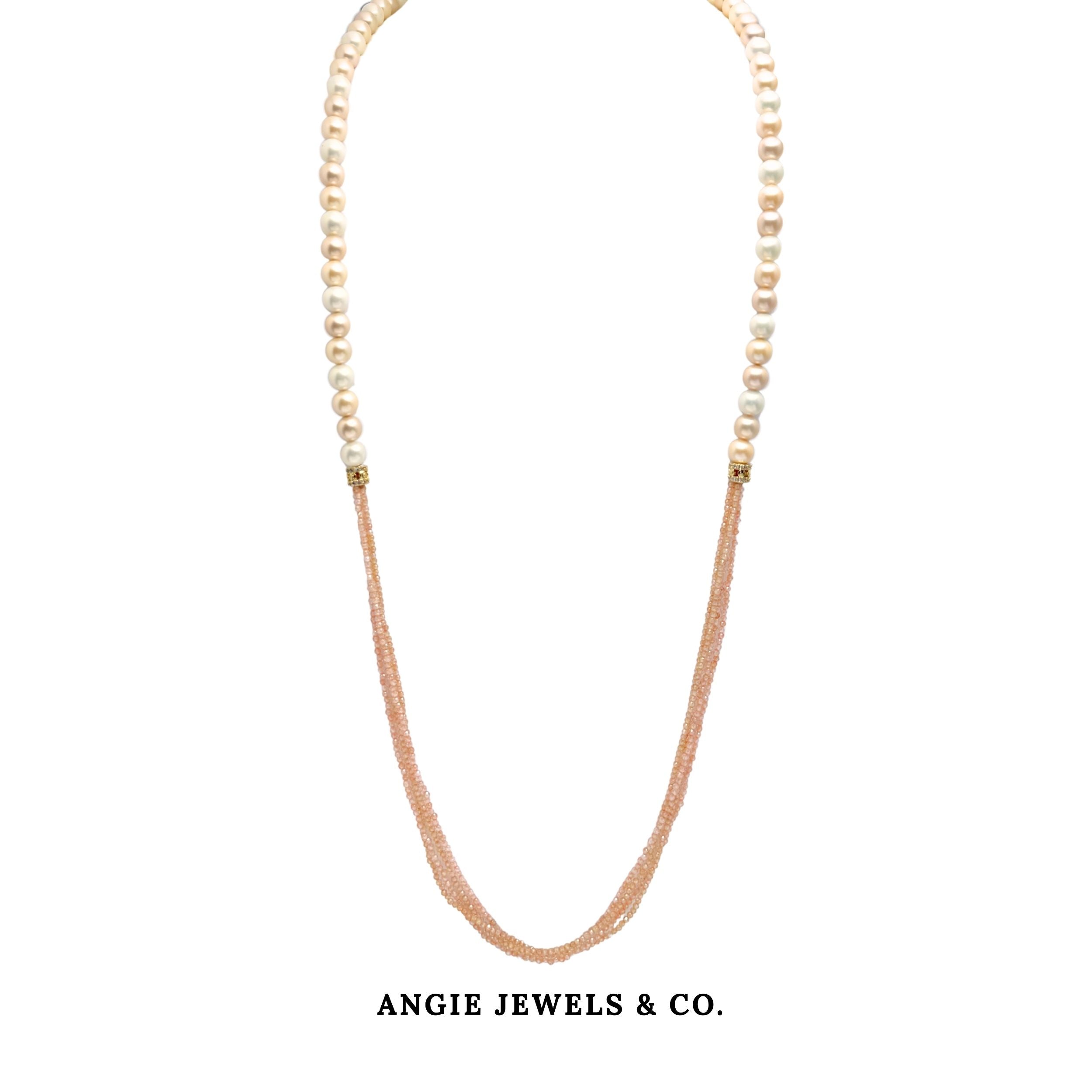 Petite Peazel Pastel Shell Pearl Necklace