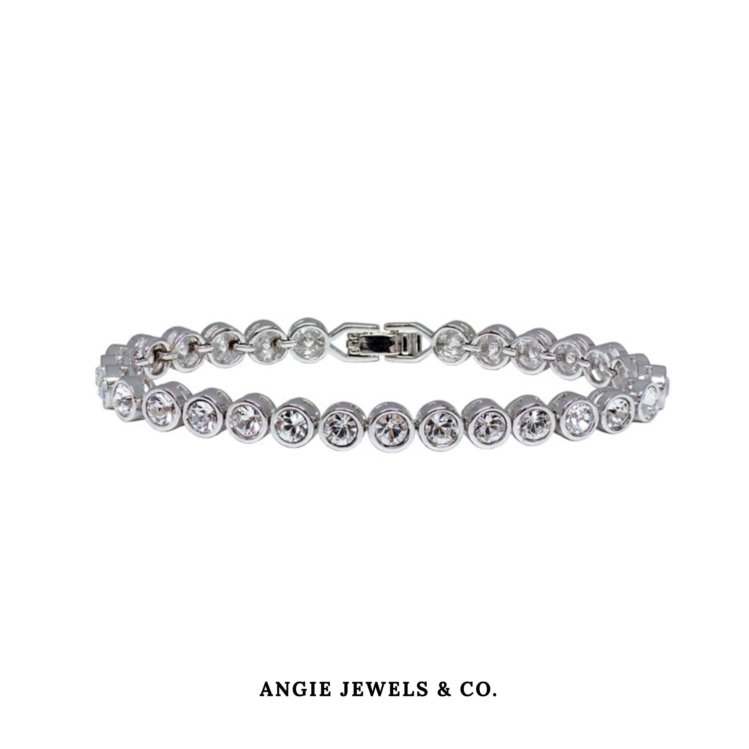 Glam Round Tennis Bracelet