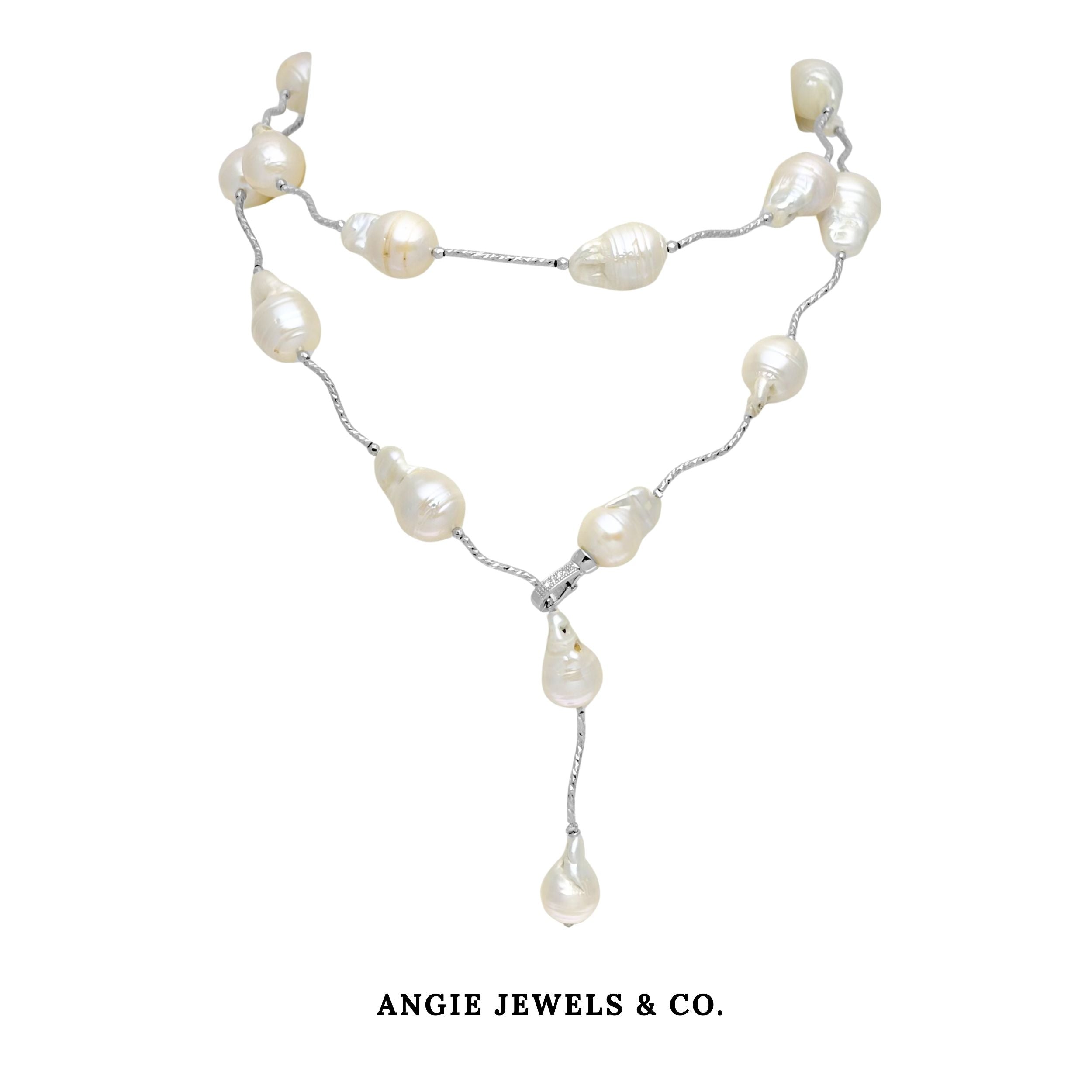 Ivy Baroque Freshwater Pearl Necklace