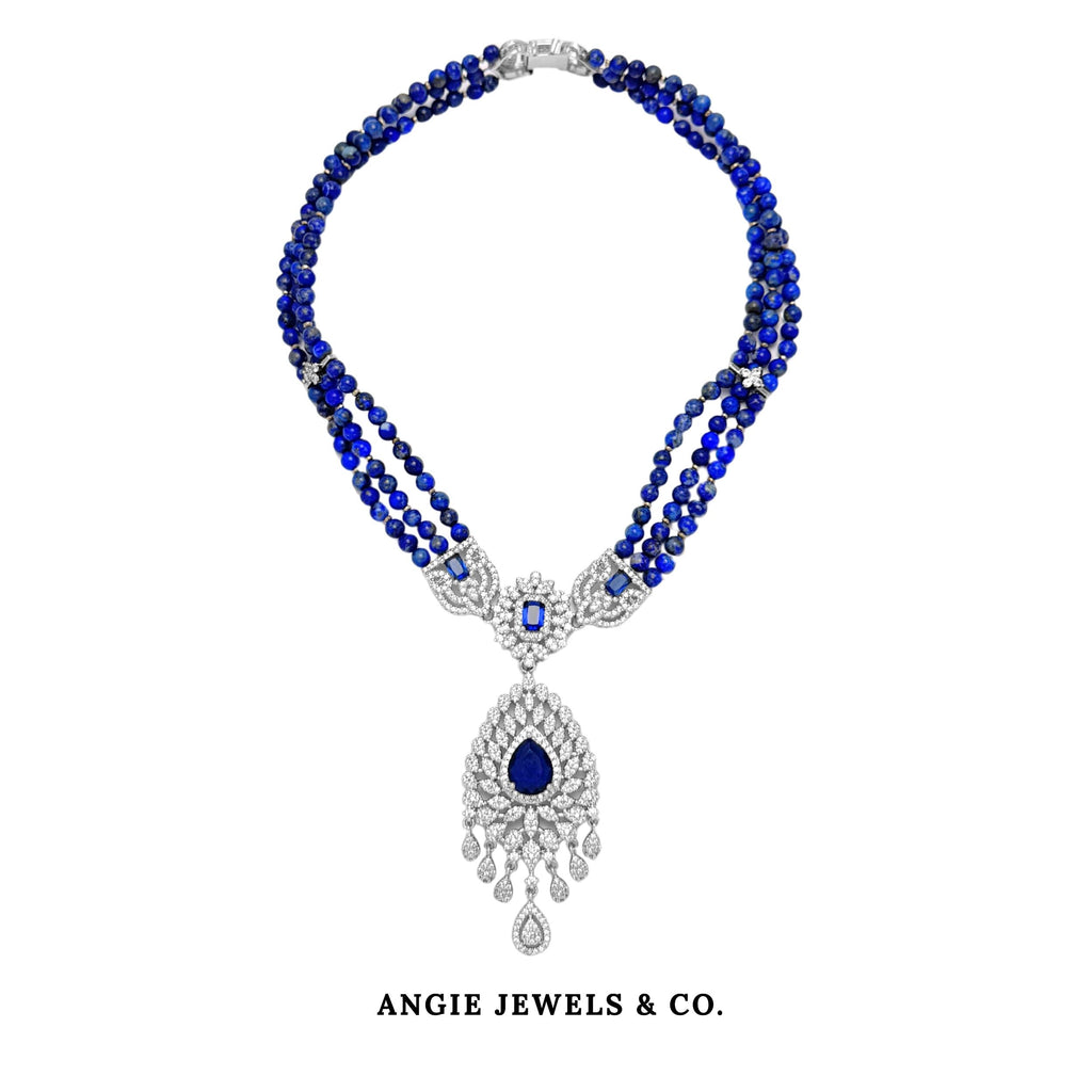 Peacock Lapis Lazuli Necklace