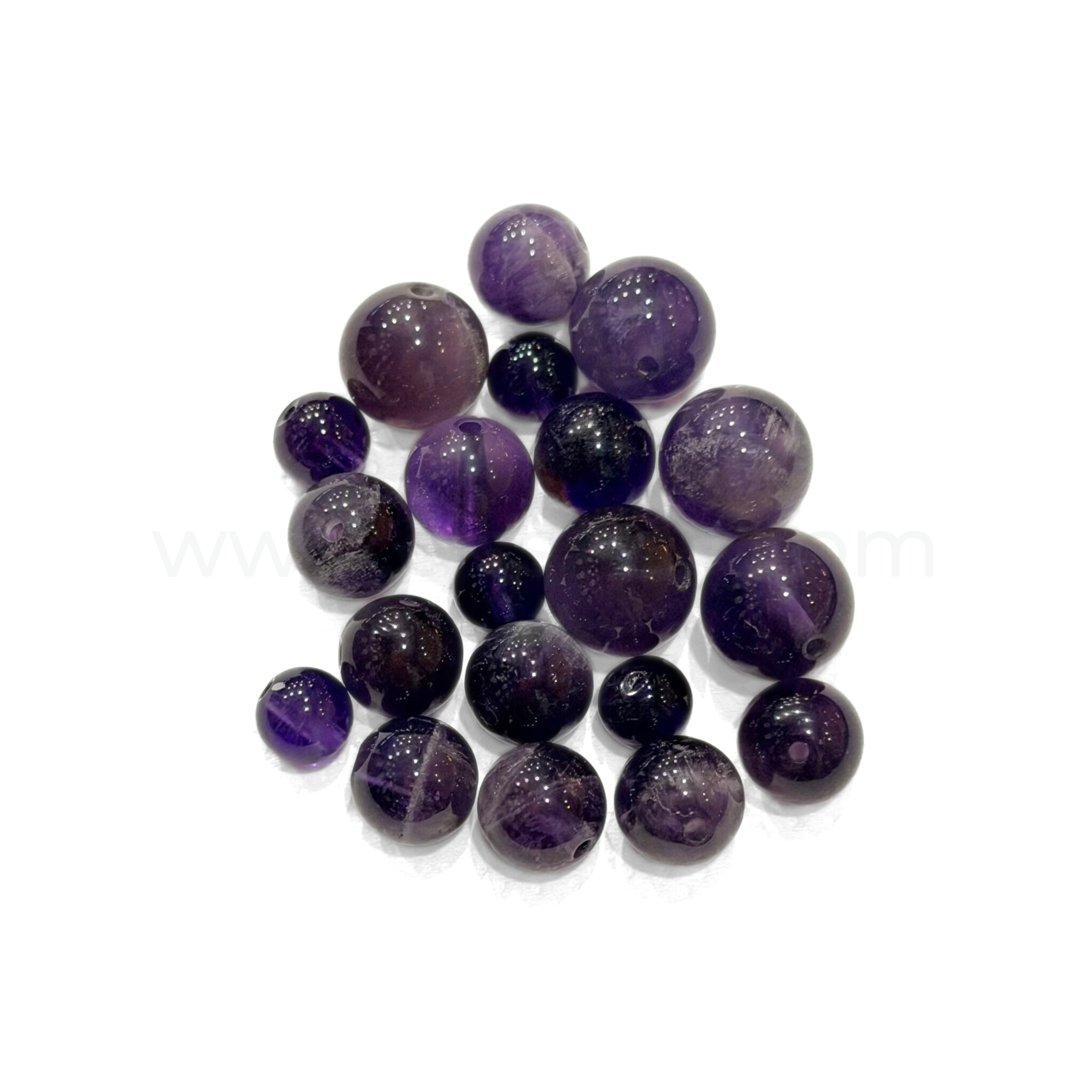 Round Amethyst 6mm, 8mm, 10mm