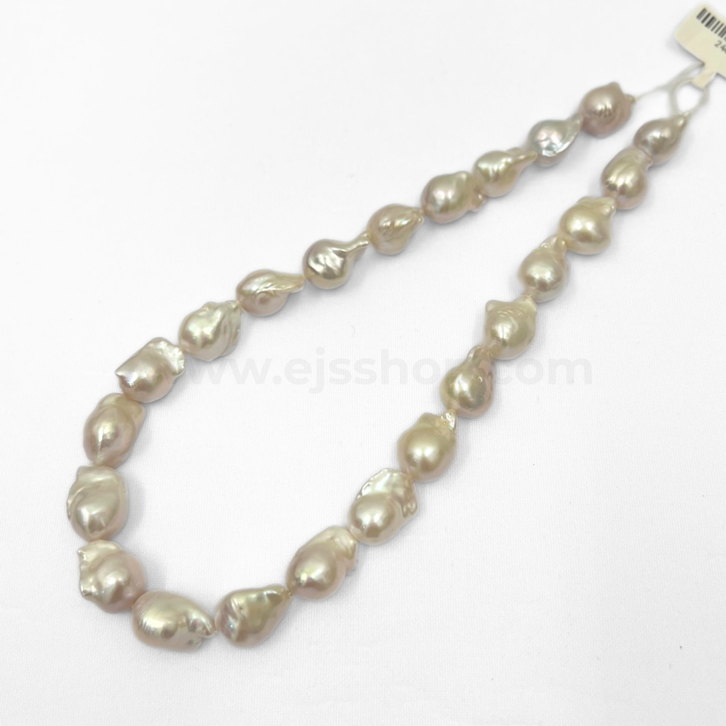 Baroque White 13mm Grade AA Freshwater Pearls