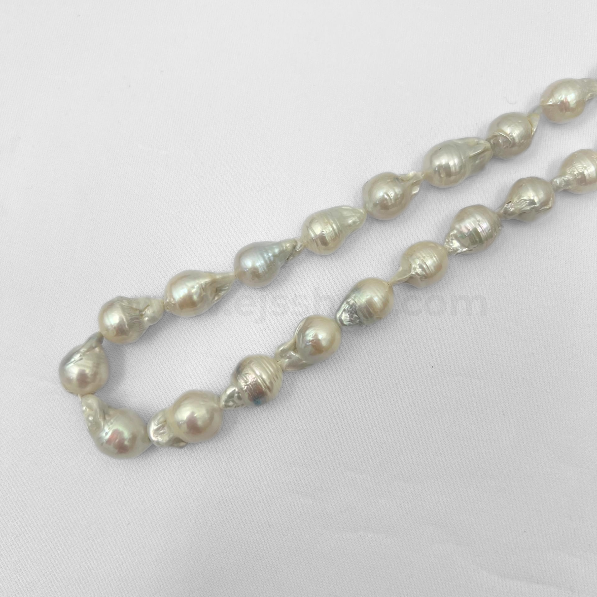 Baroque White 9mm - 11mm Grade A Freshwater Pearls