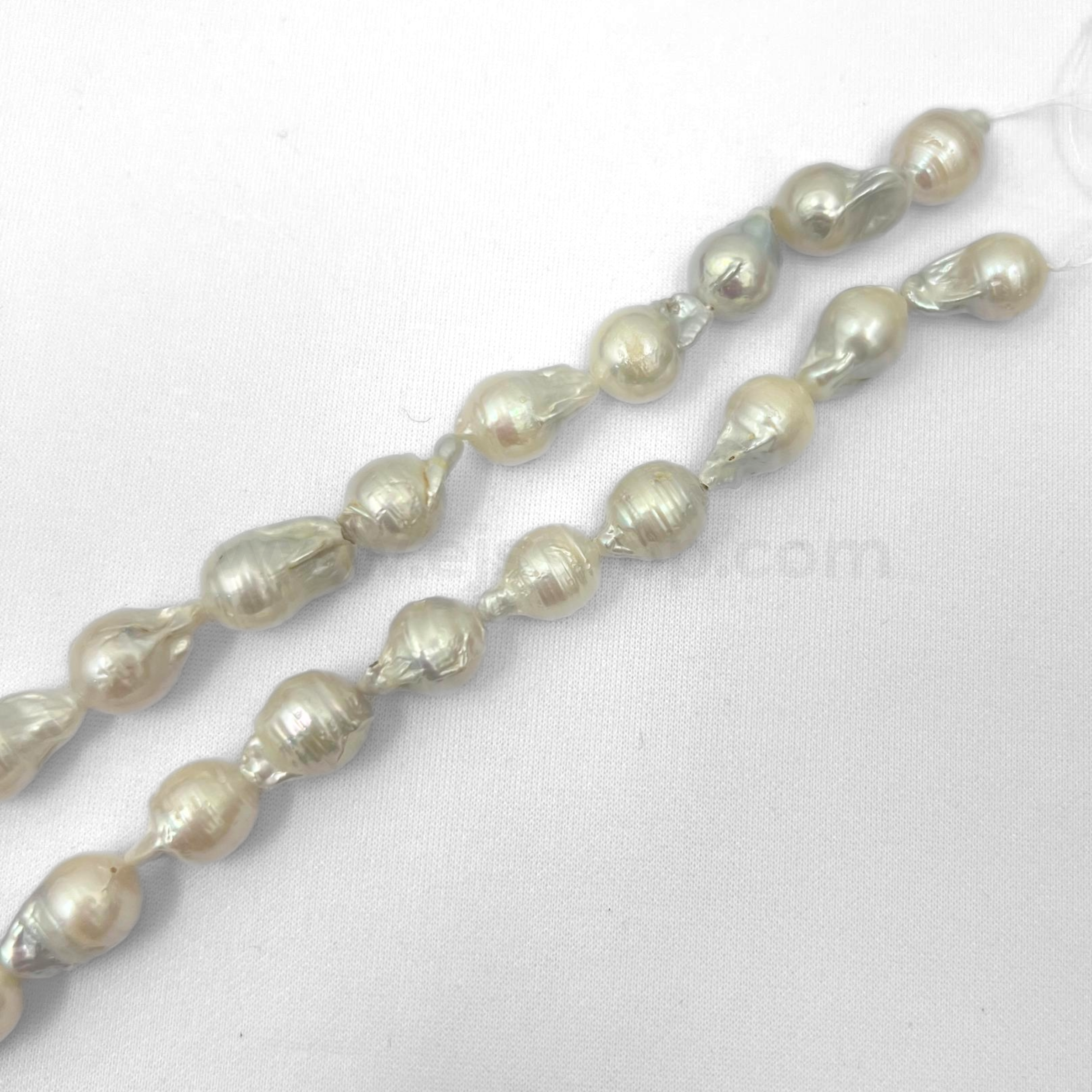 Baroque White 9mm - 11mm Grade A Freshwater Pearls