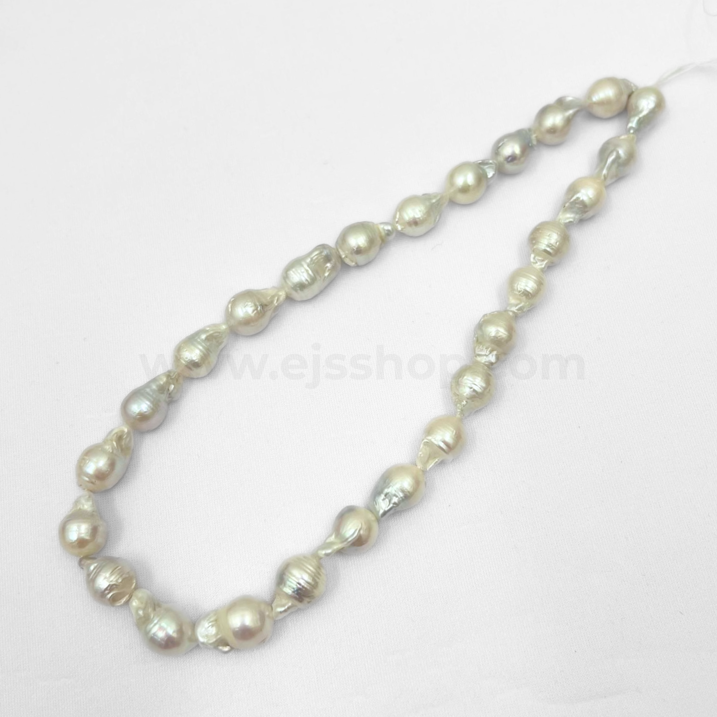 Baroque White 9mm - 11mm Grade A Freshwater Pearls