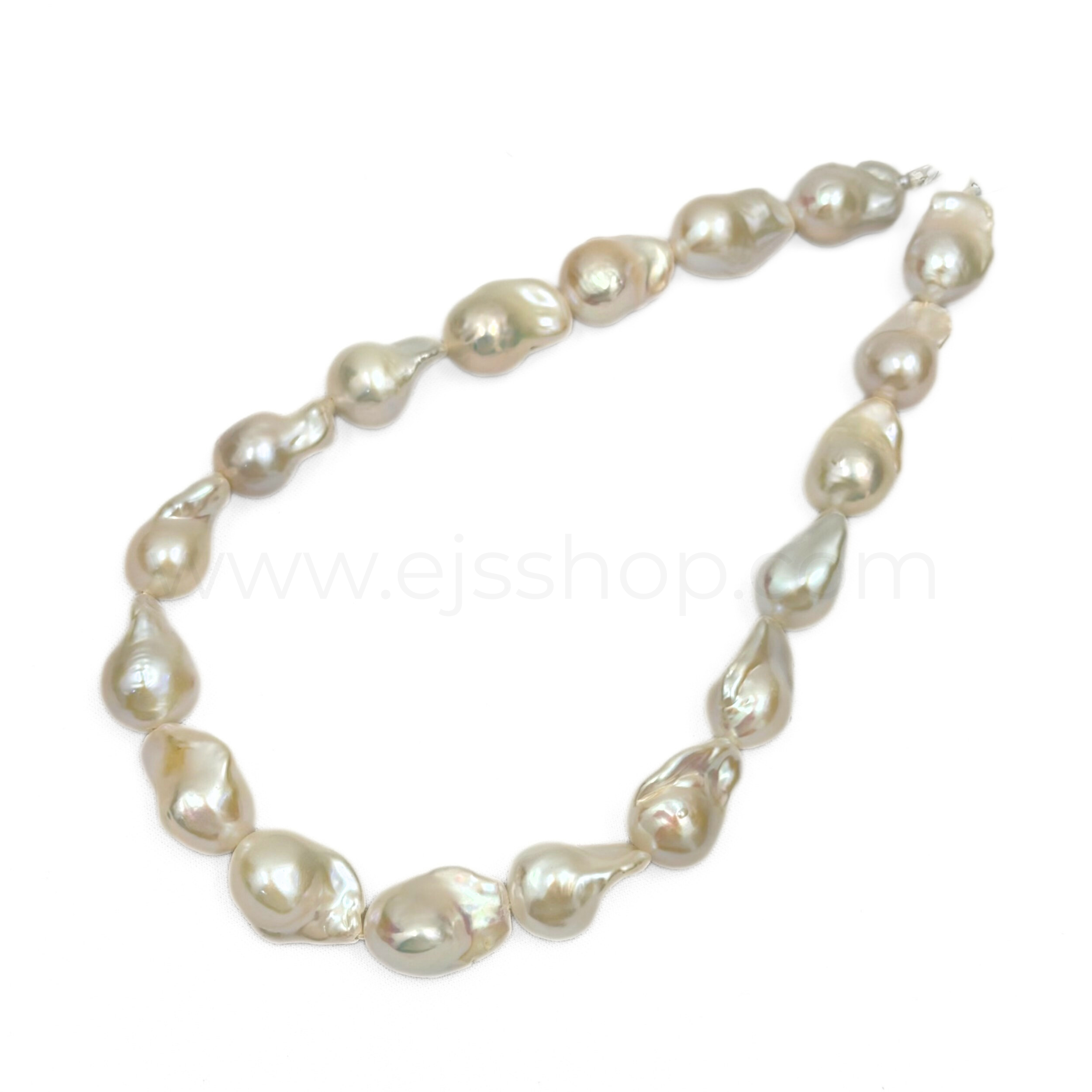 Baroque White 14mm Grade AA Freshwater Pearls