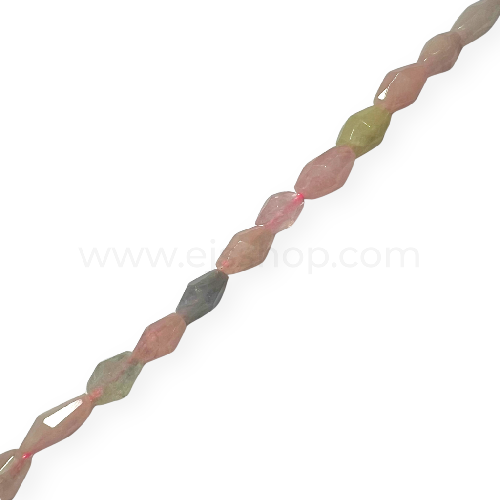 Bicone Morganite 8x10mm