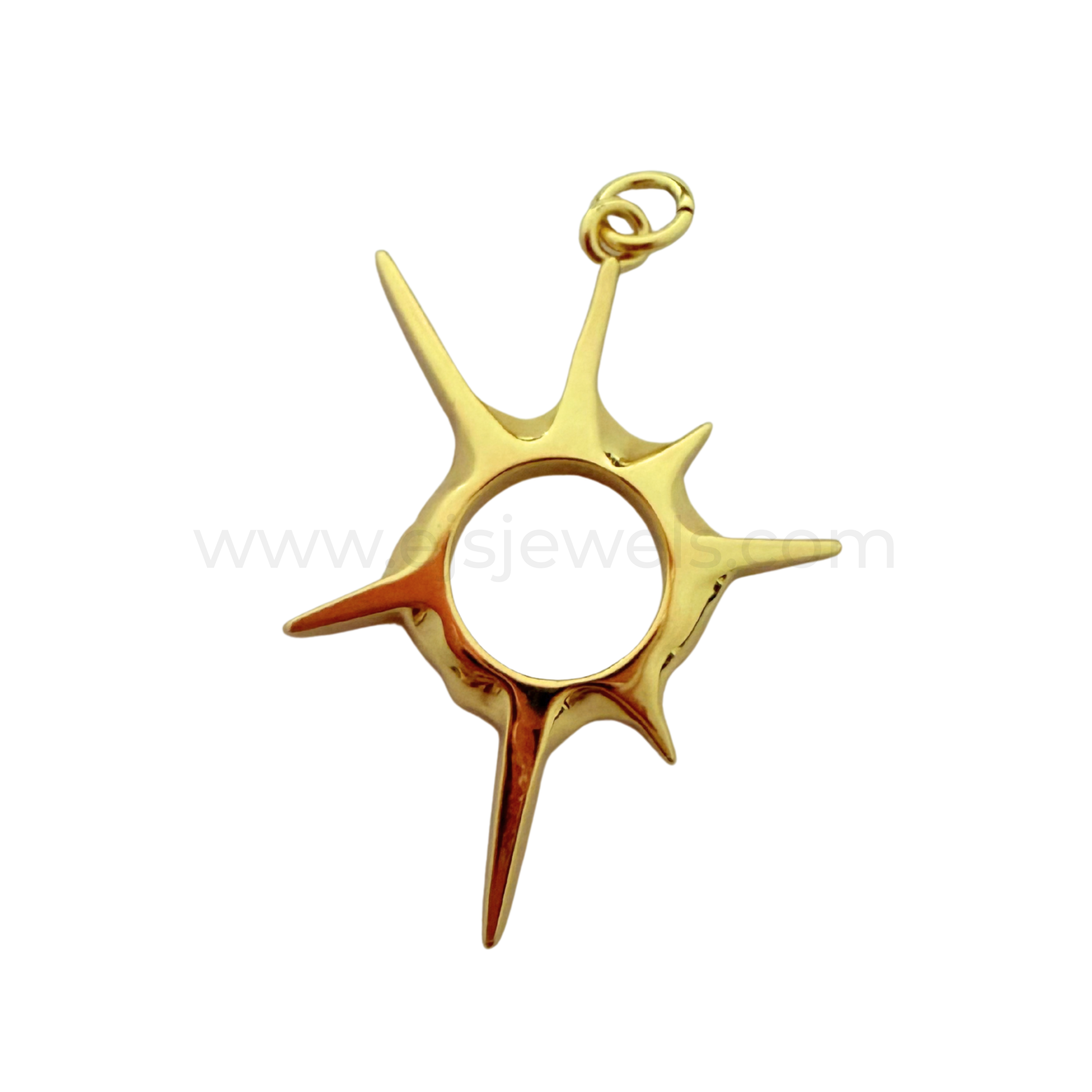 Big Hollow Sun Charm