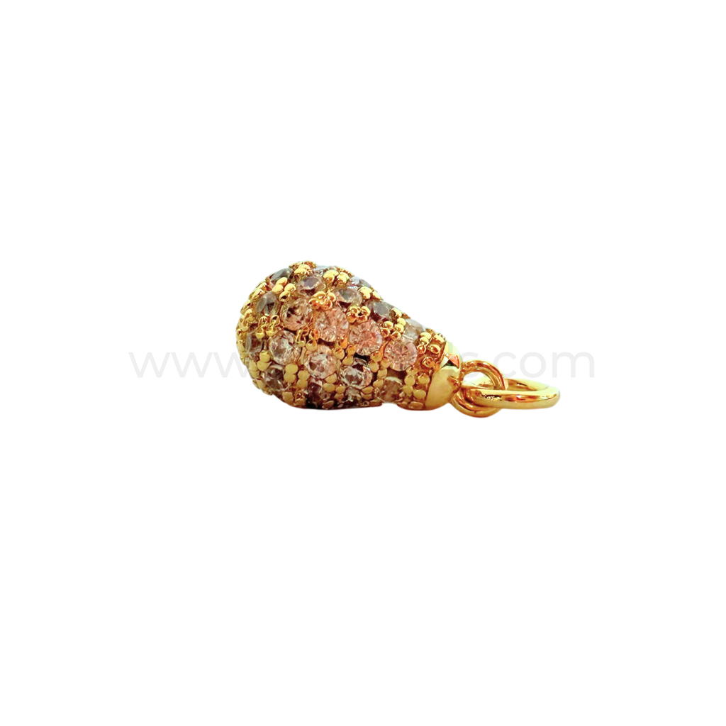 Bling Ball Teardrop Gold 6mm