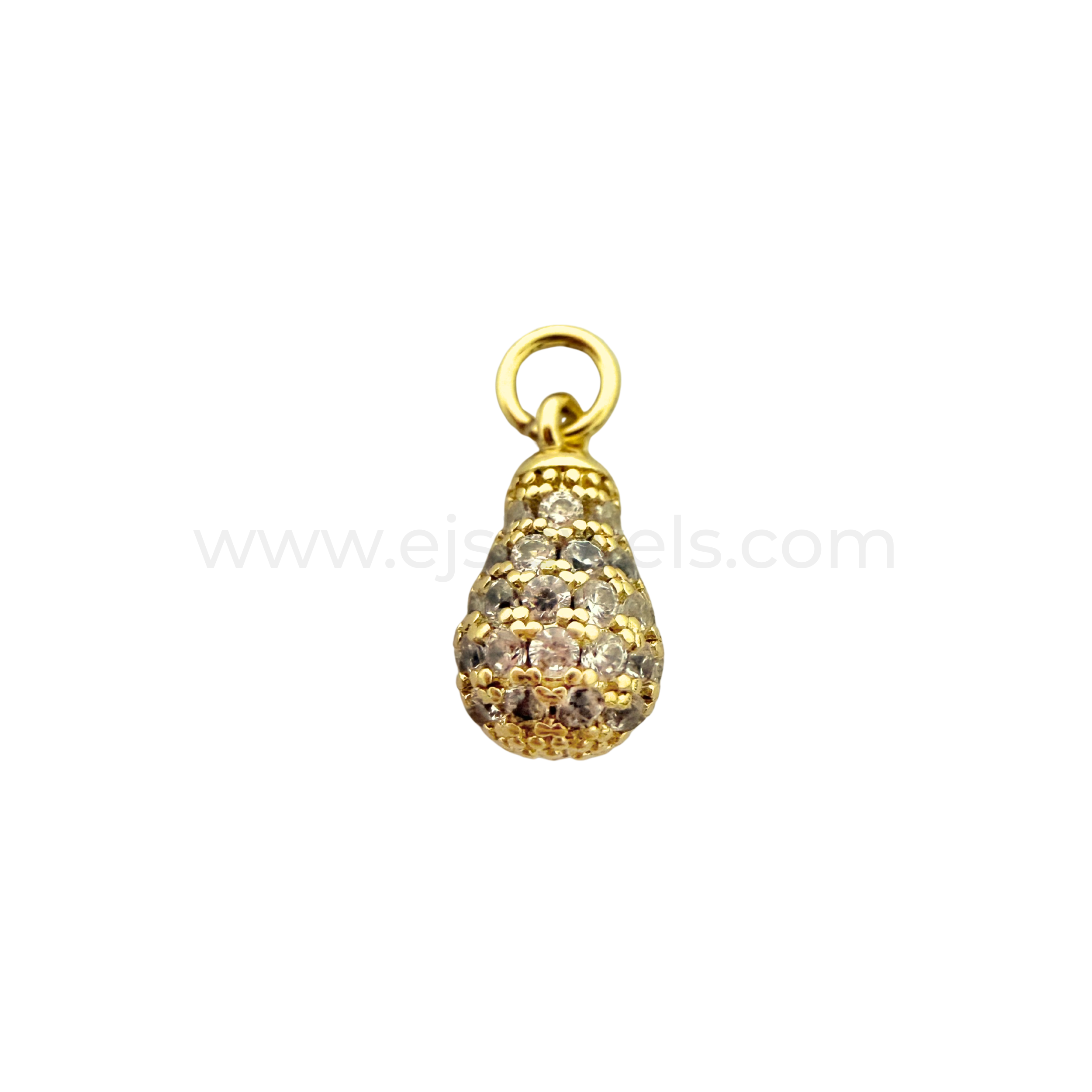 Bling Ball Teardrop Gold 6mm