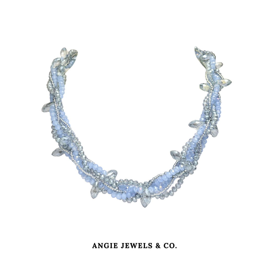 Blue tone Briolette Twist