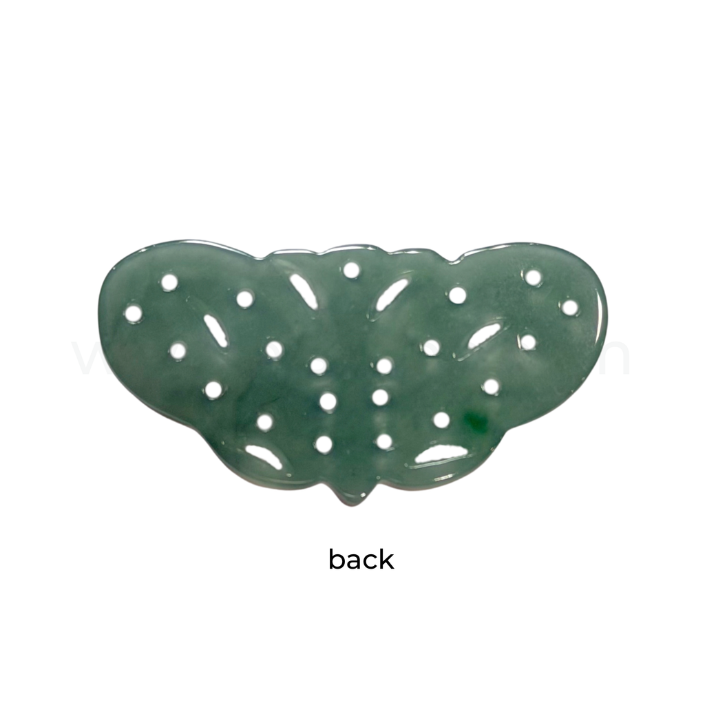 Butterfly Burmese Jadeitte AA 40mm x 20mm x 2mm