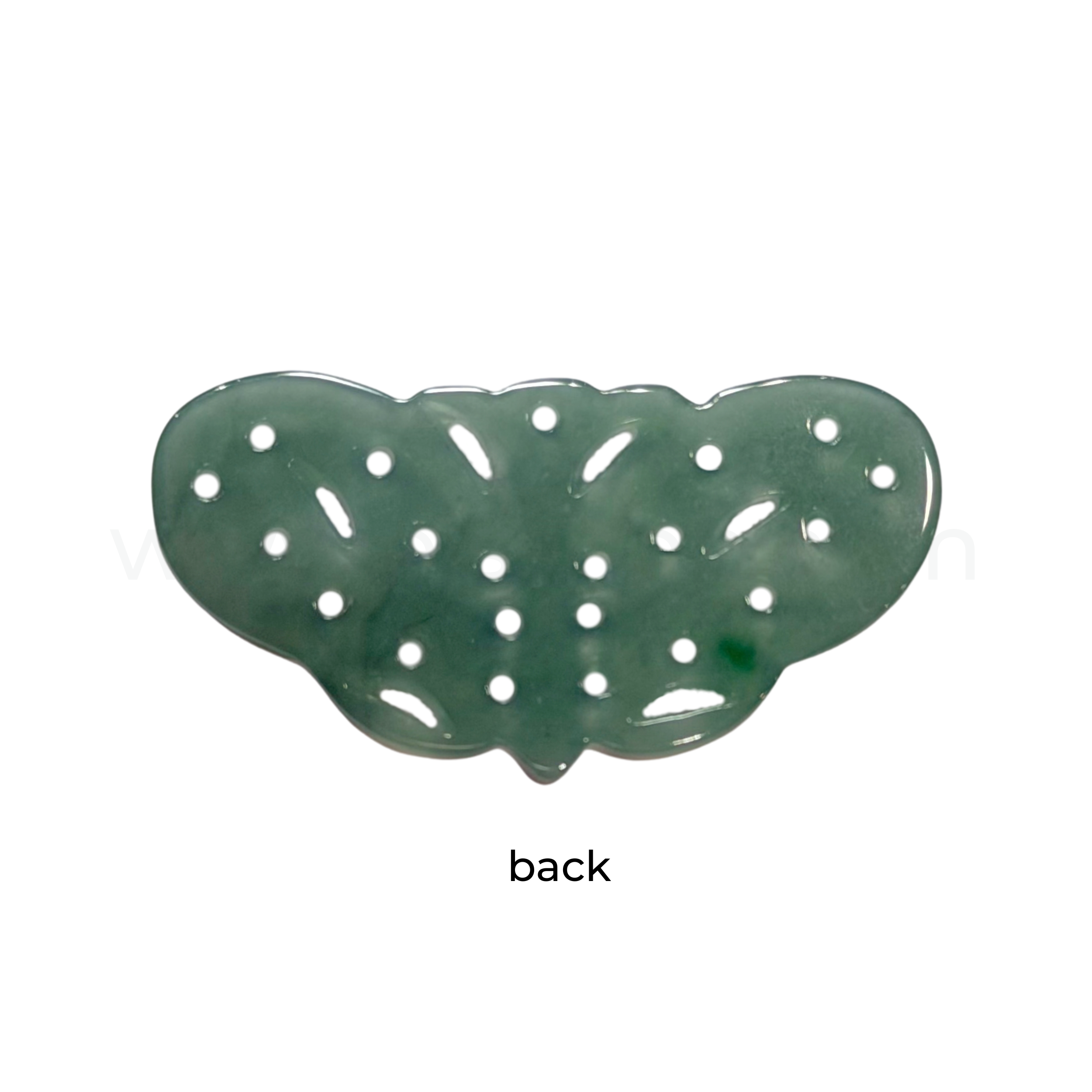 Butterfly Burmese Jadeitte AA 40mm x 20mm x 2mm