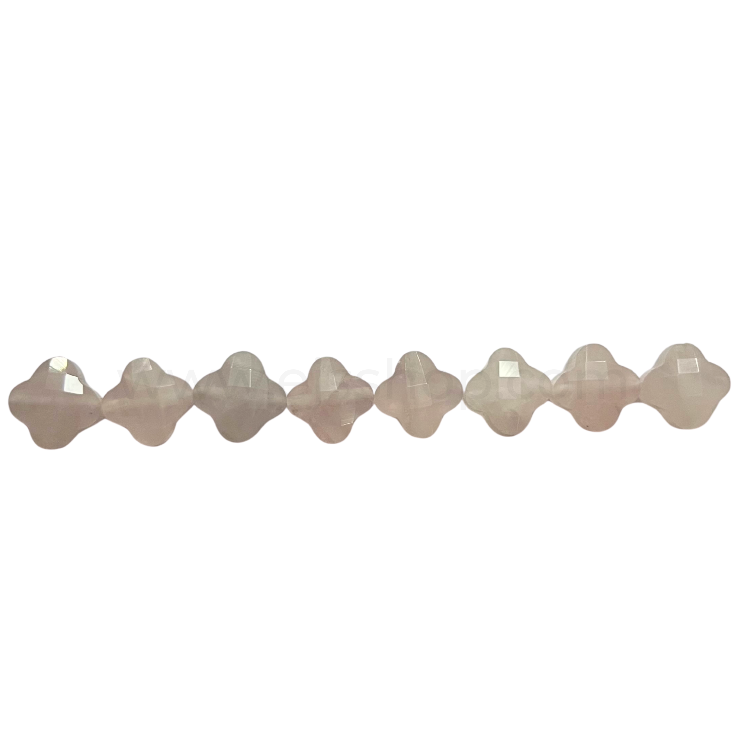 Clover Rose Quartz 10mm