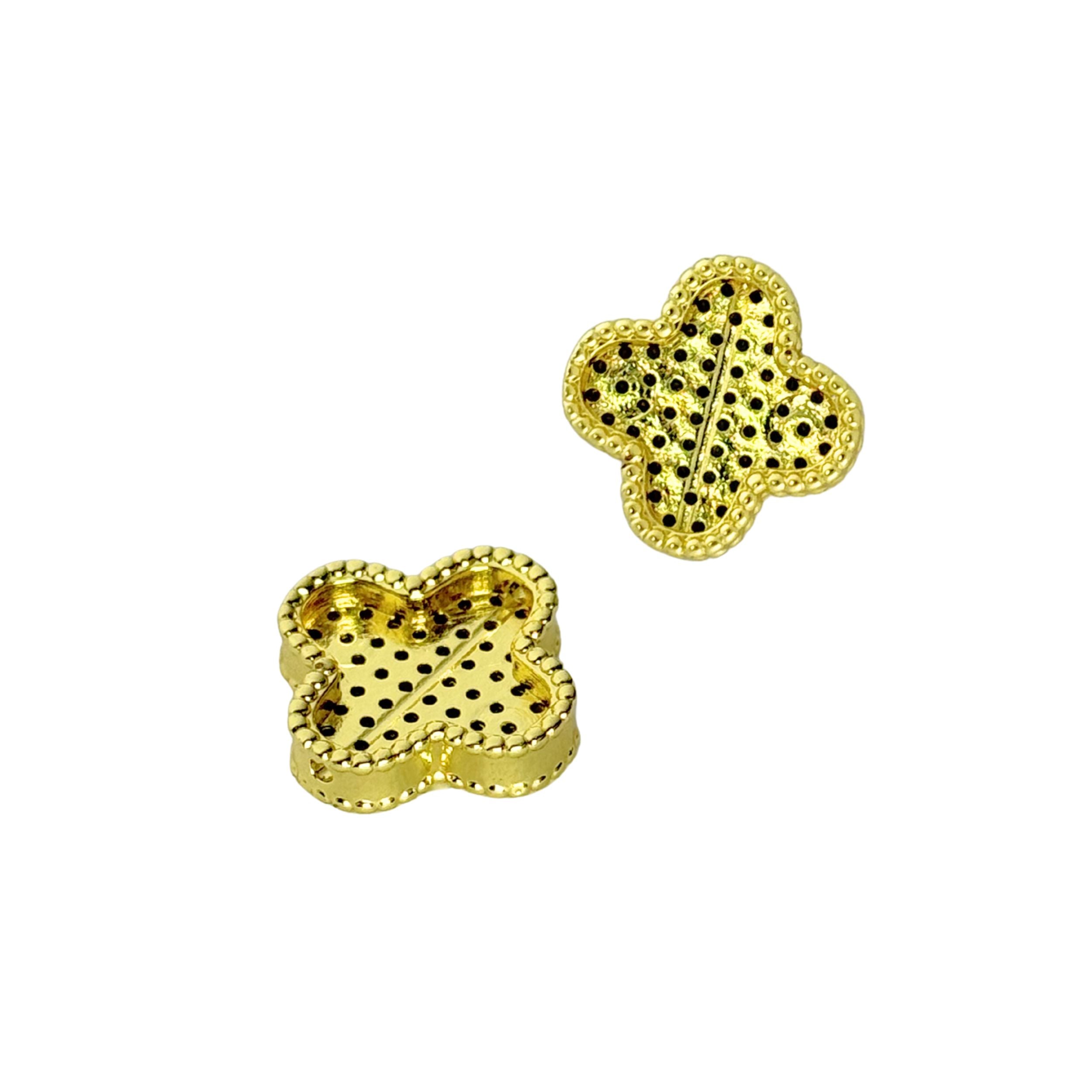 Clover Spacer with Zircon