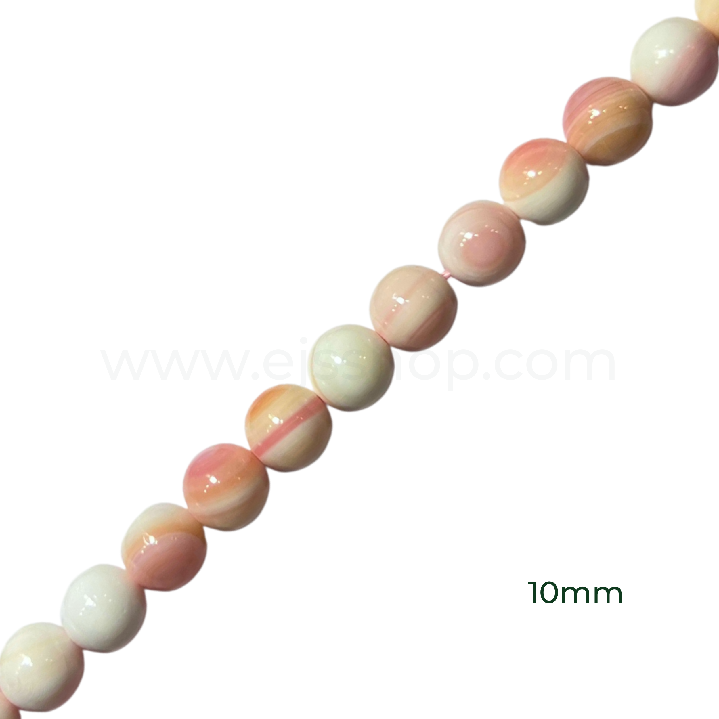 Round Conch Shell 8mm, 10mm