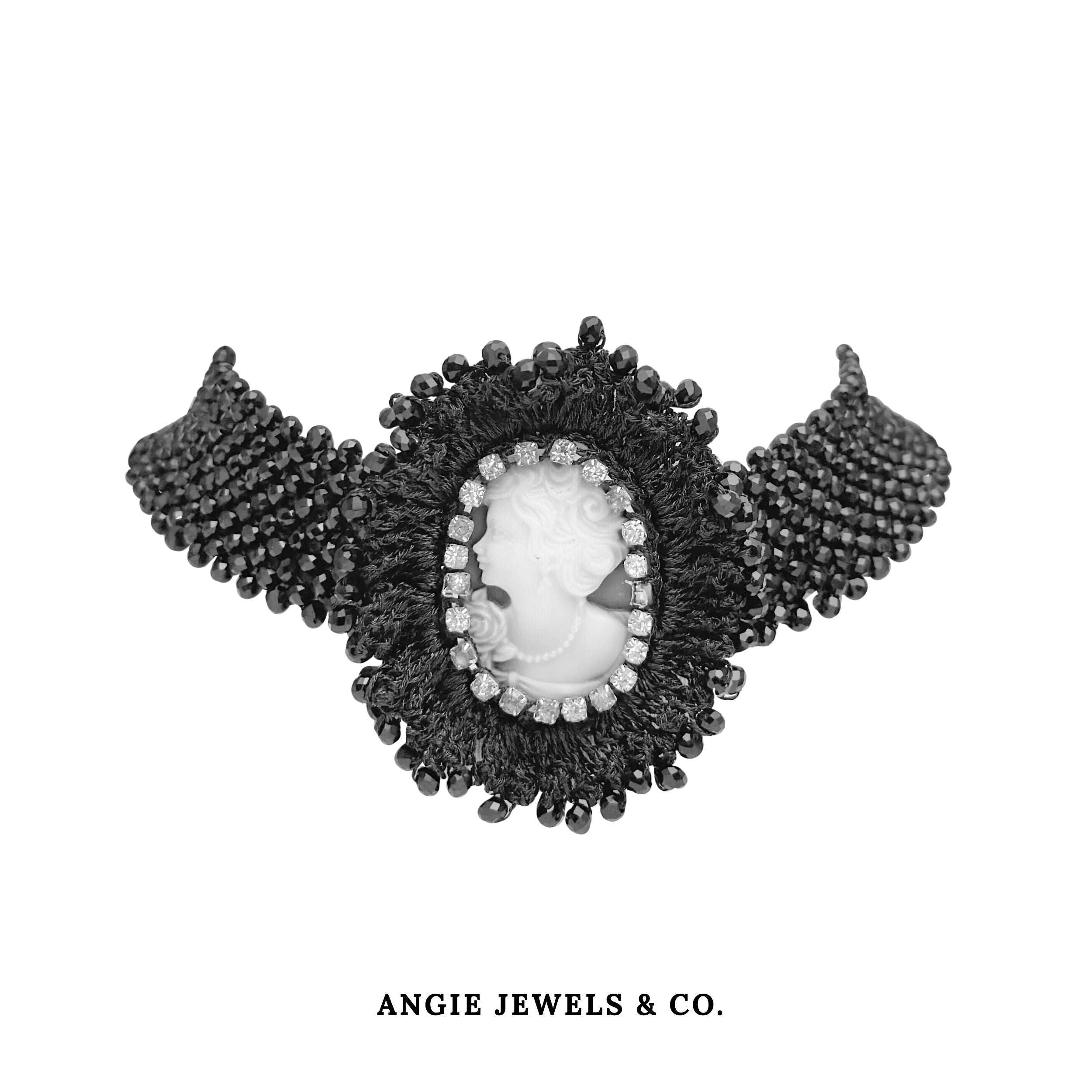 Cameo Collection Petite Victorian Crochet Choker