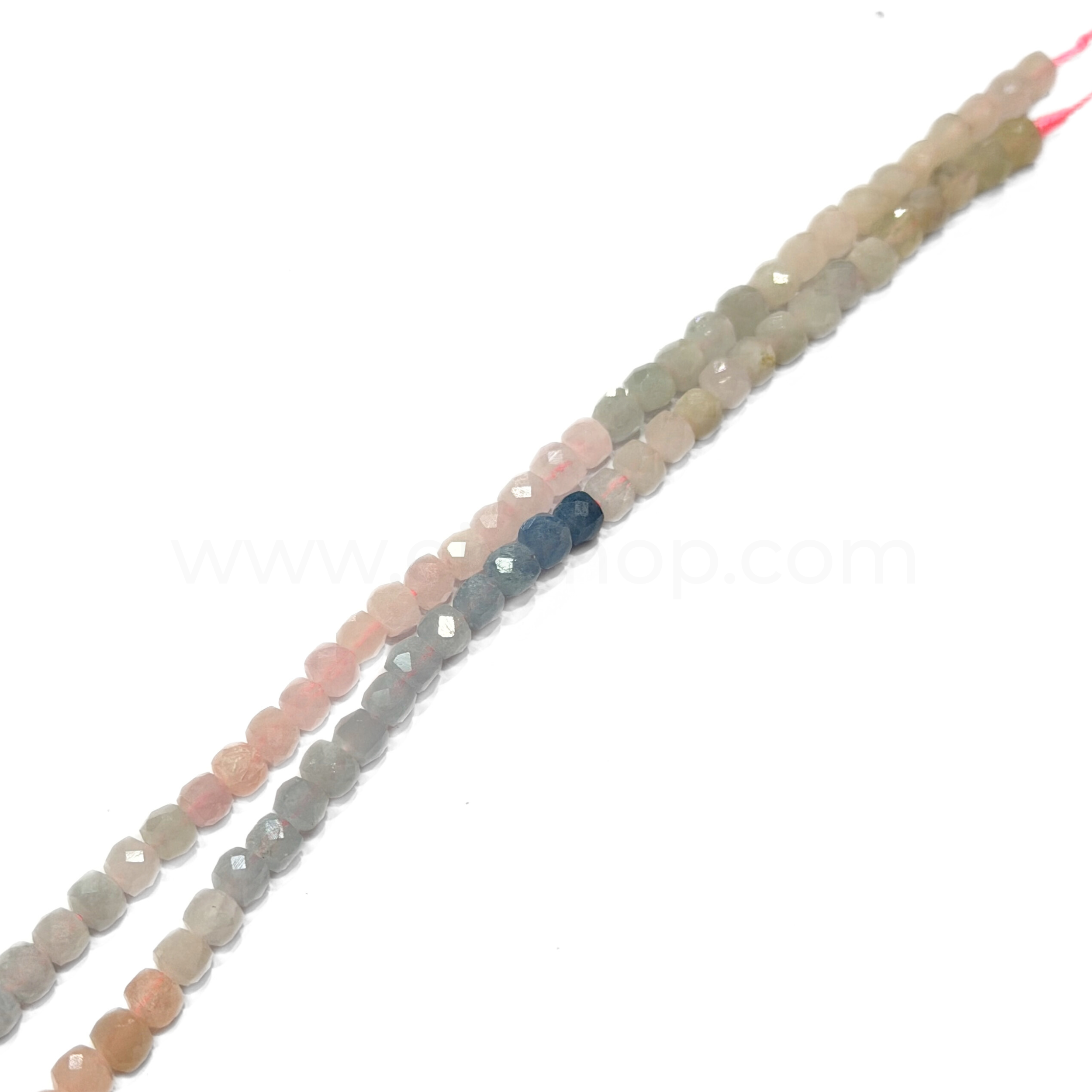 Cube Morganite 4mmx4mm