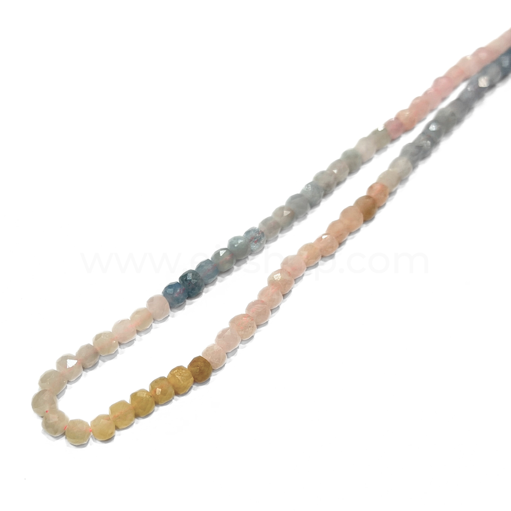 Cube Morganite 4mmx4mm