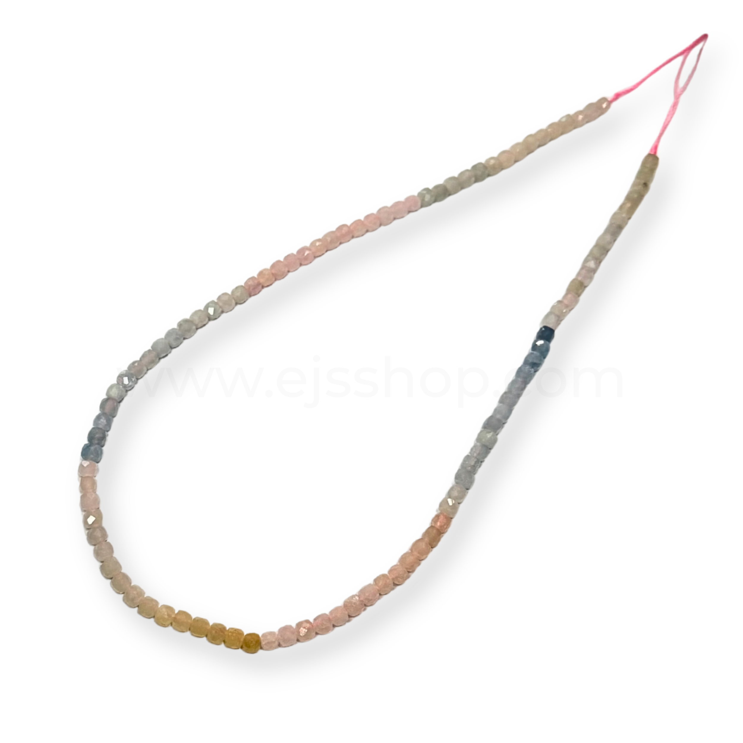 Cube Morganite 4mmx4mm