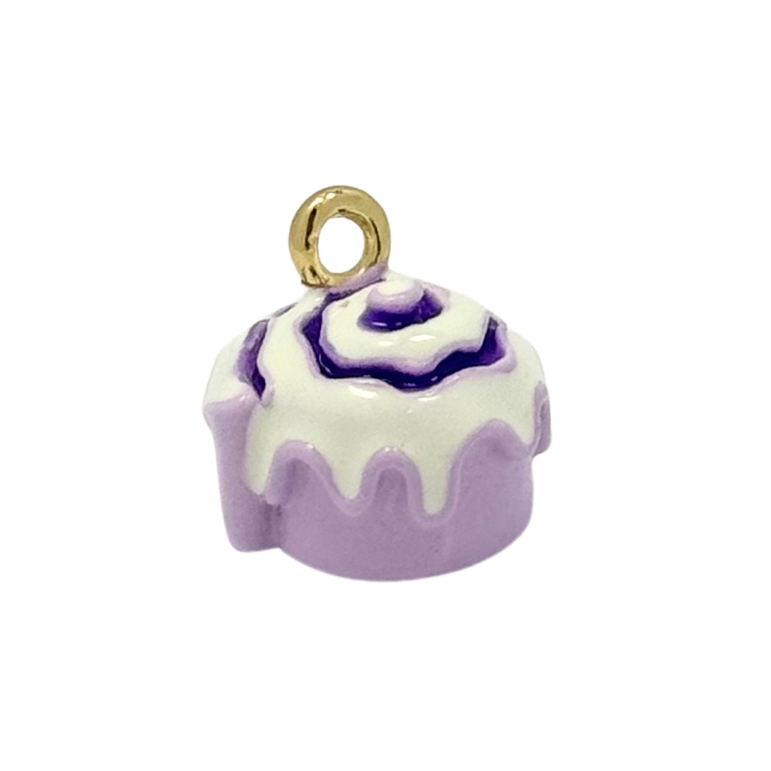 Cup Cake Purple Charm