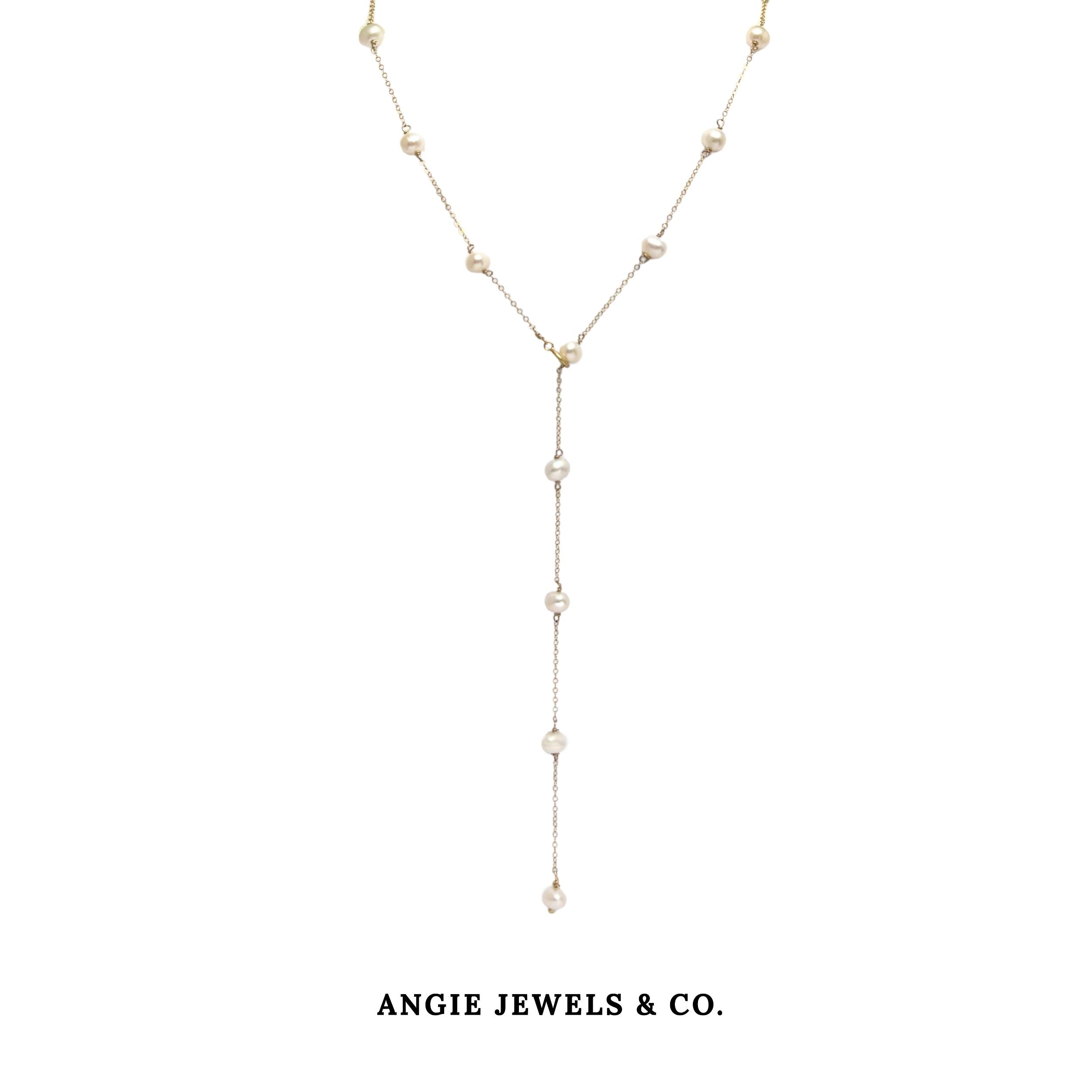 Dainty Bella Freeshwater Pearl Necklace
