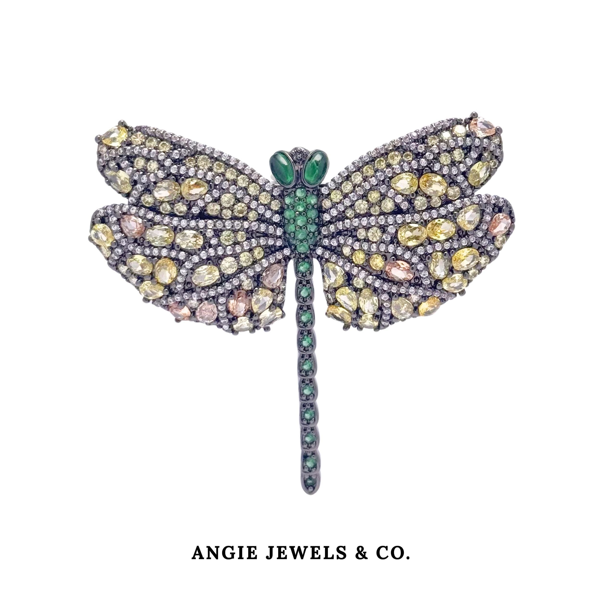Desert Dragonfly Brooch