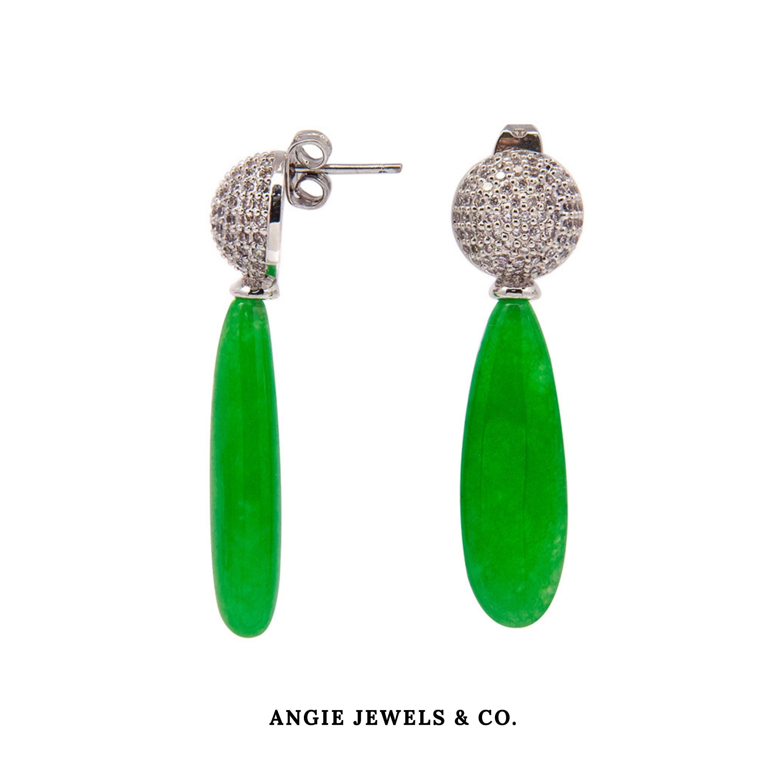 green agate earrings

Disco Green Quatz Stud Earrings