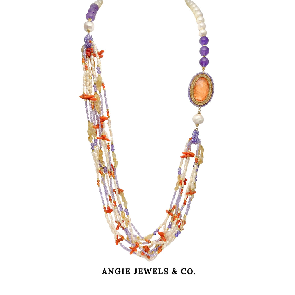 Enchanted Cascade Necklace in S925 Silver